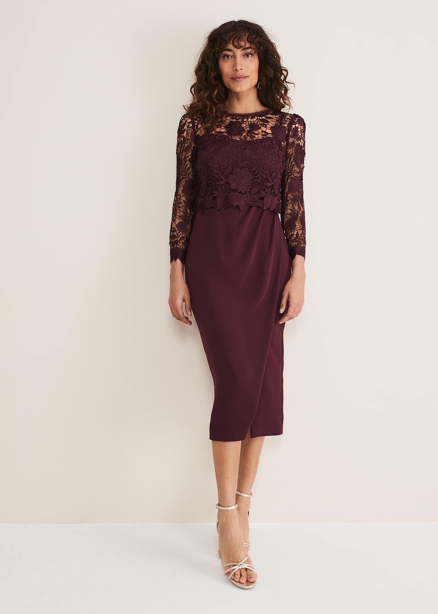 Adeline Double Layer Lace Dress