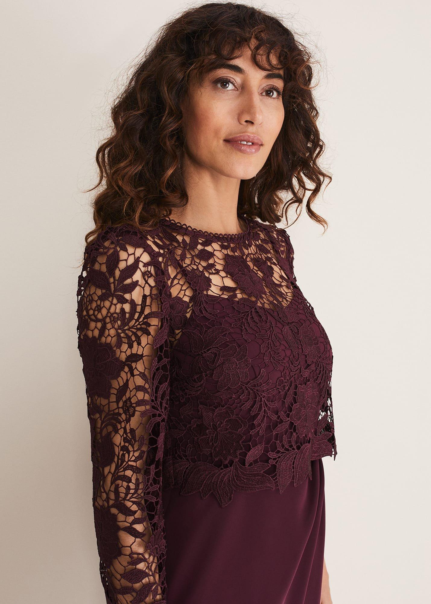 Adeline Double Layer Lace Dress