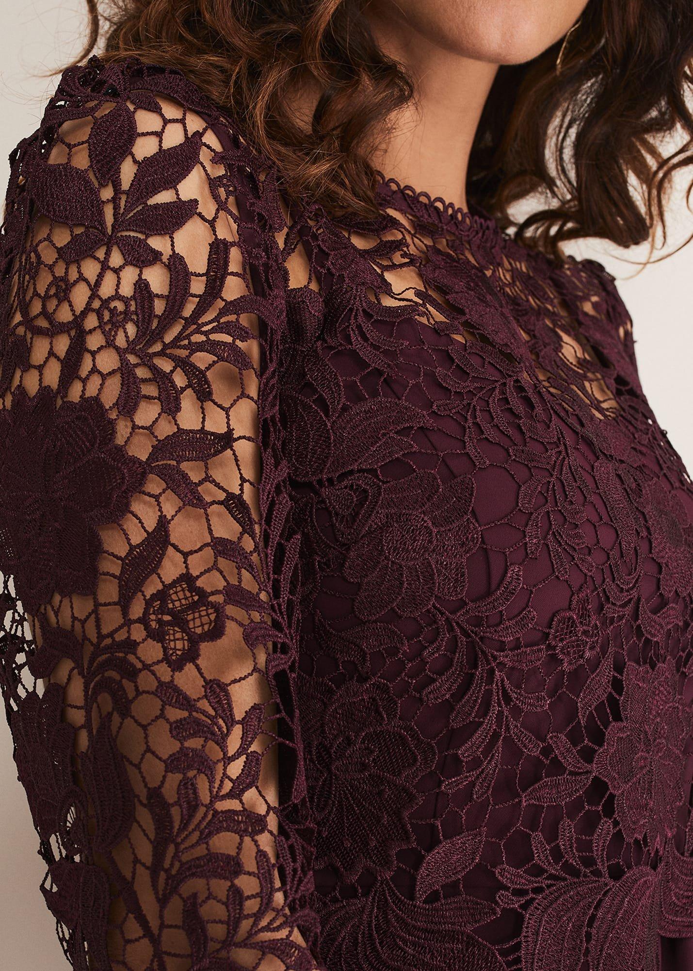 Adeline Double Layer Lace Dress