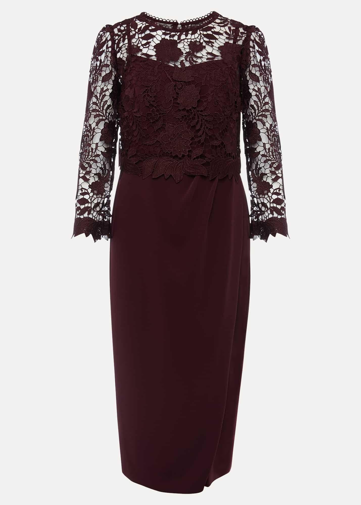 Adeline Double Layer Lace Dress