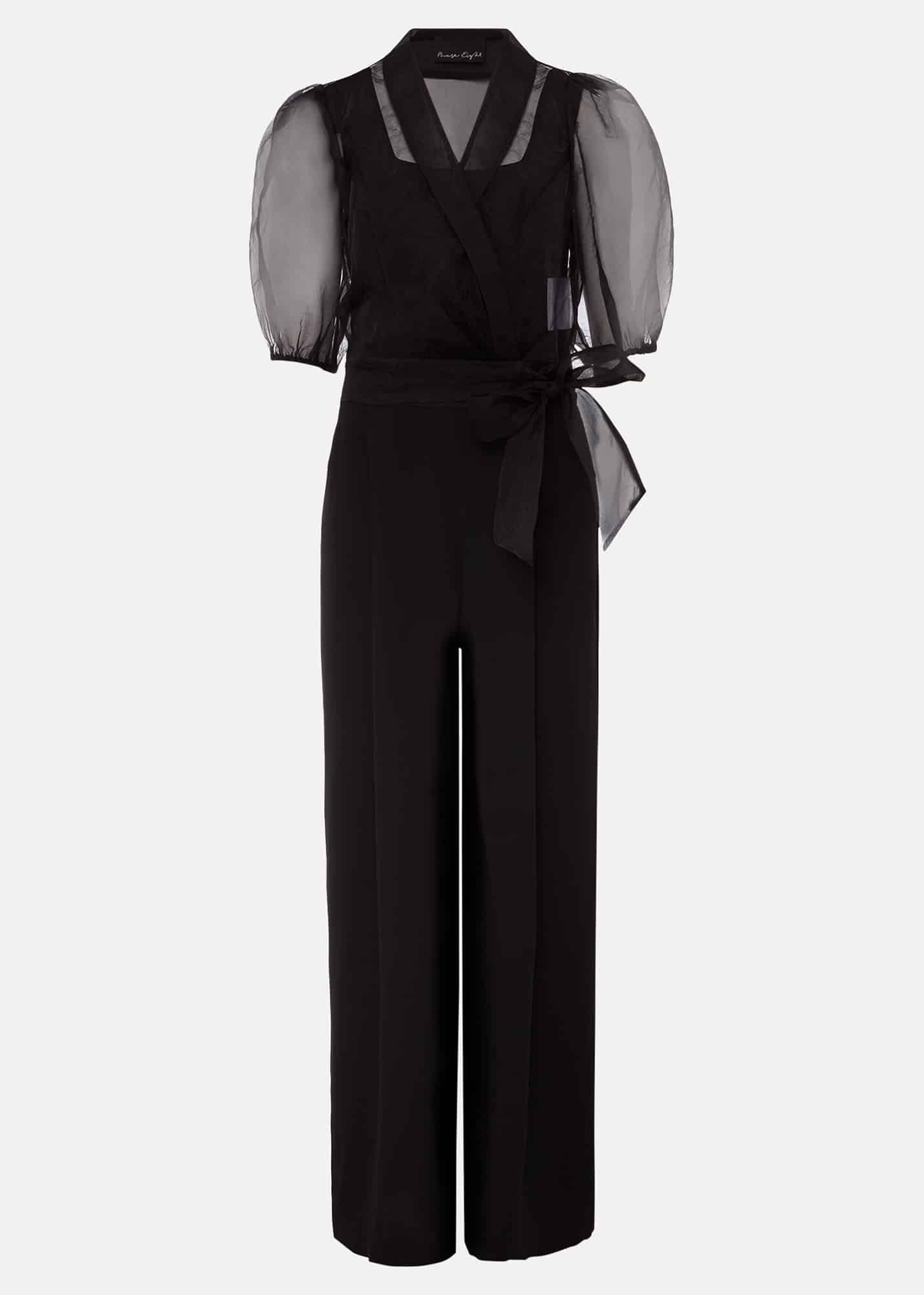 Brontie Puff Sleeve Wide Leg Jumpsuit