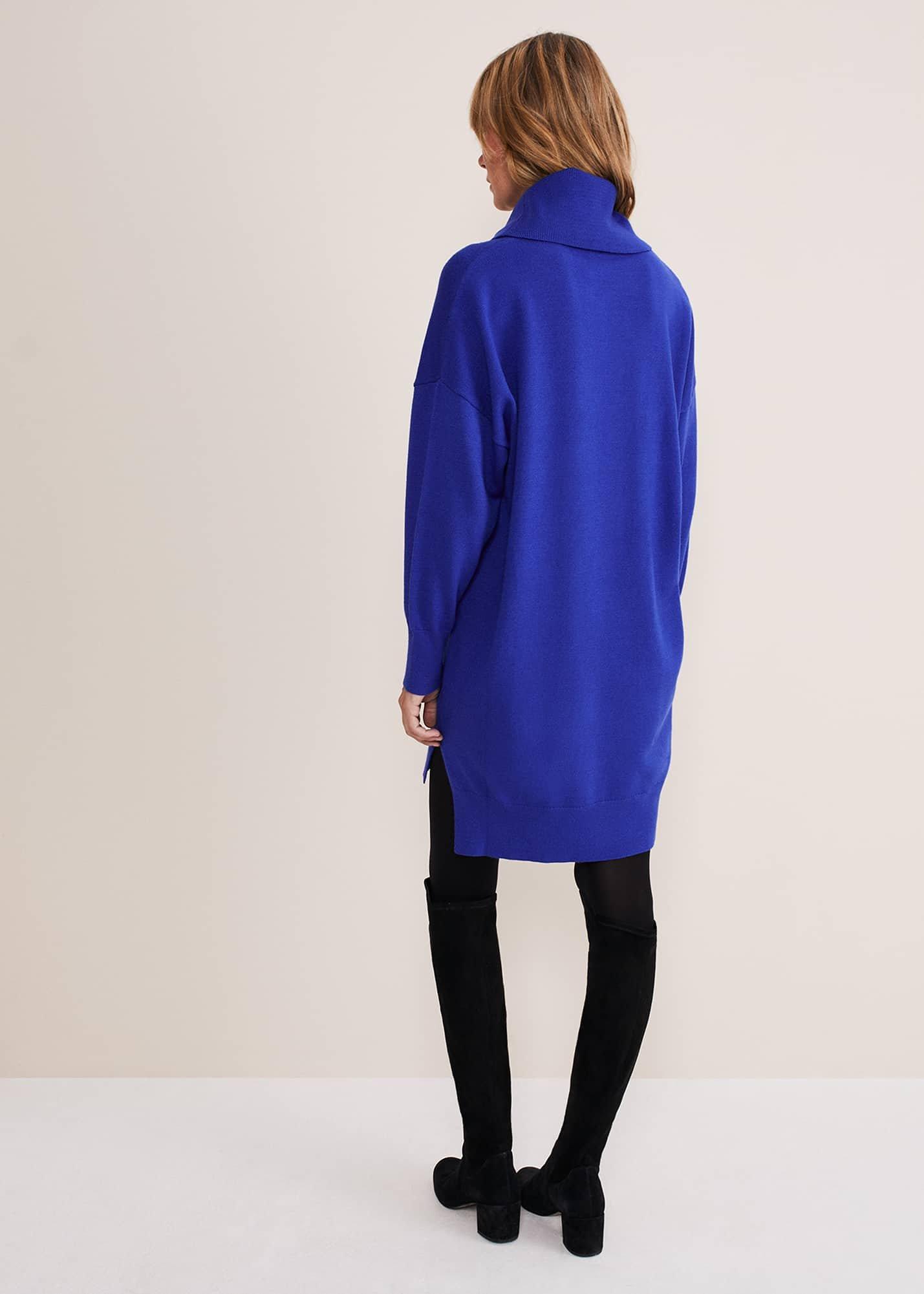 Cecilia Cowl Neck Jumper Dress