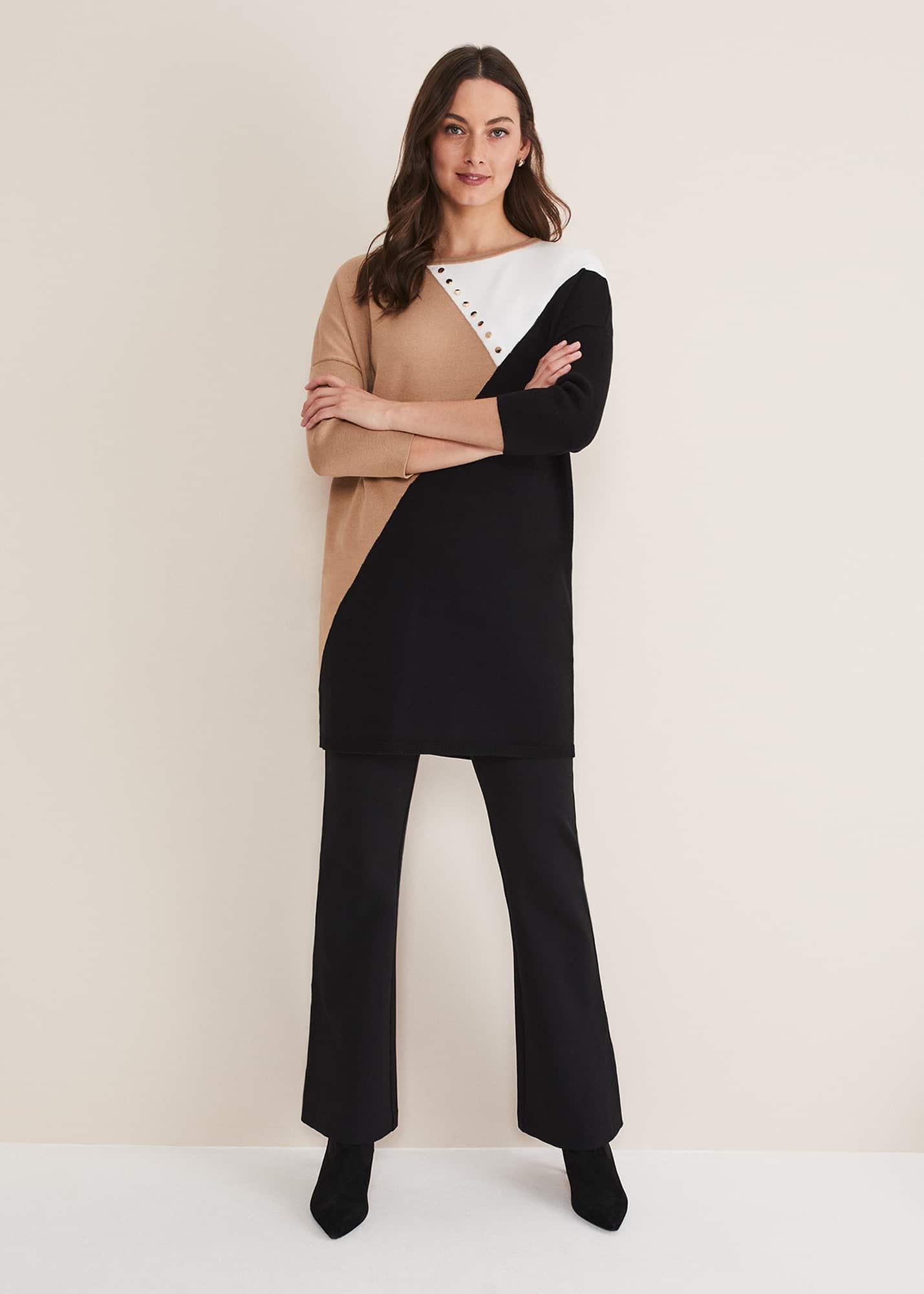 Isabel Colourblock Knit Dress