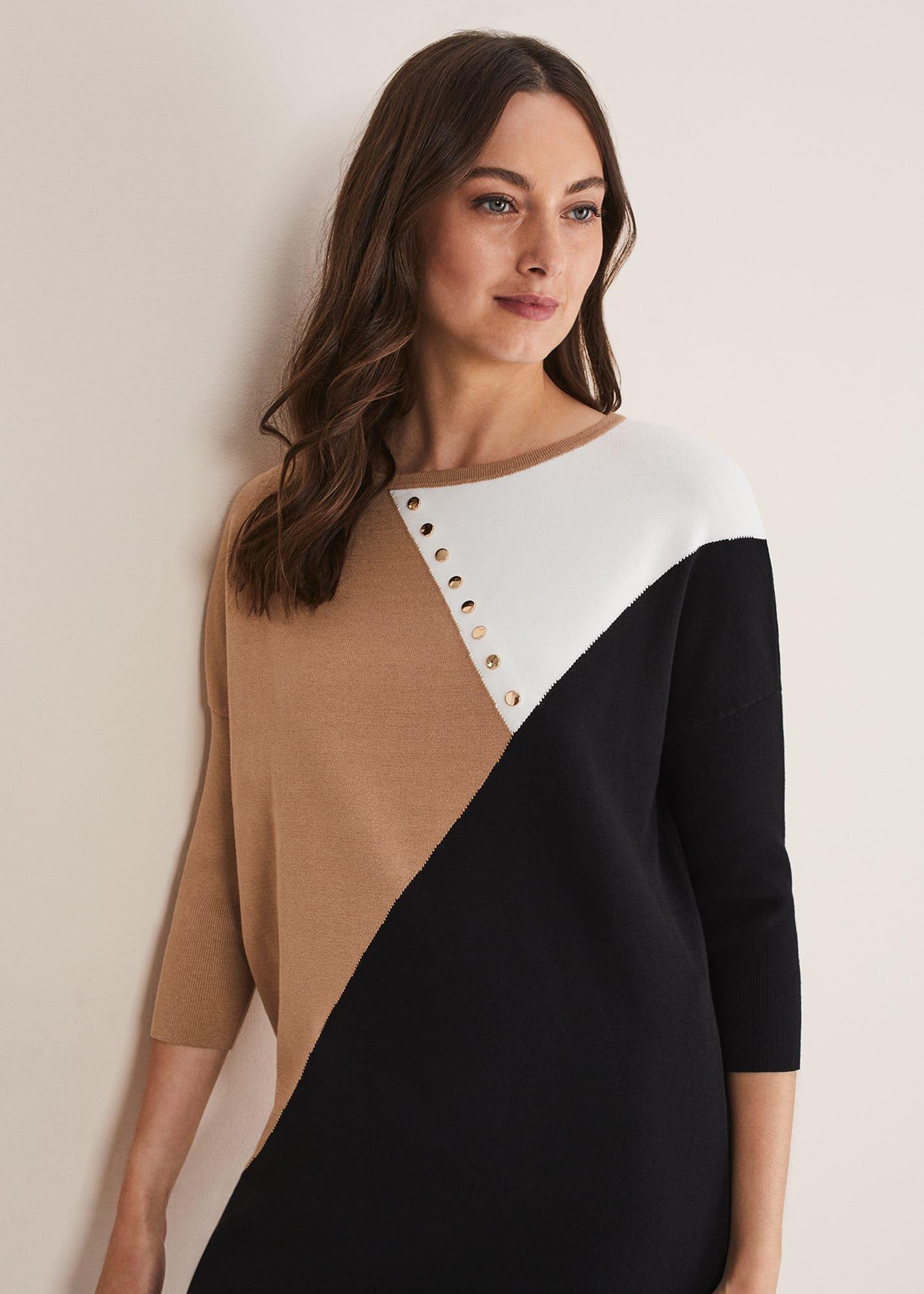 Isabel Colourblock Knit Dress