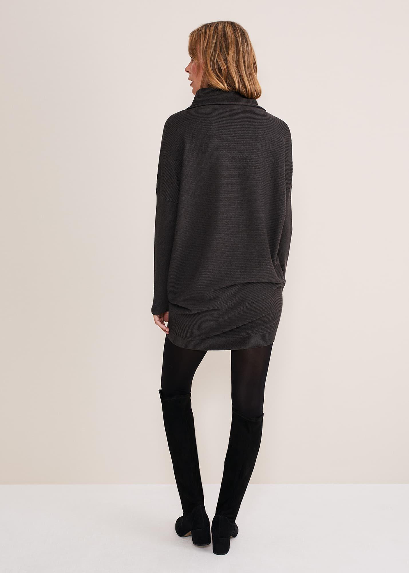Jocelin Roll Neck Knit Dress