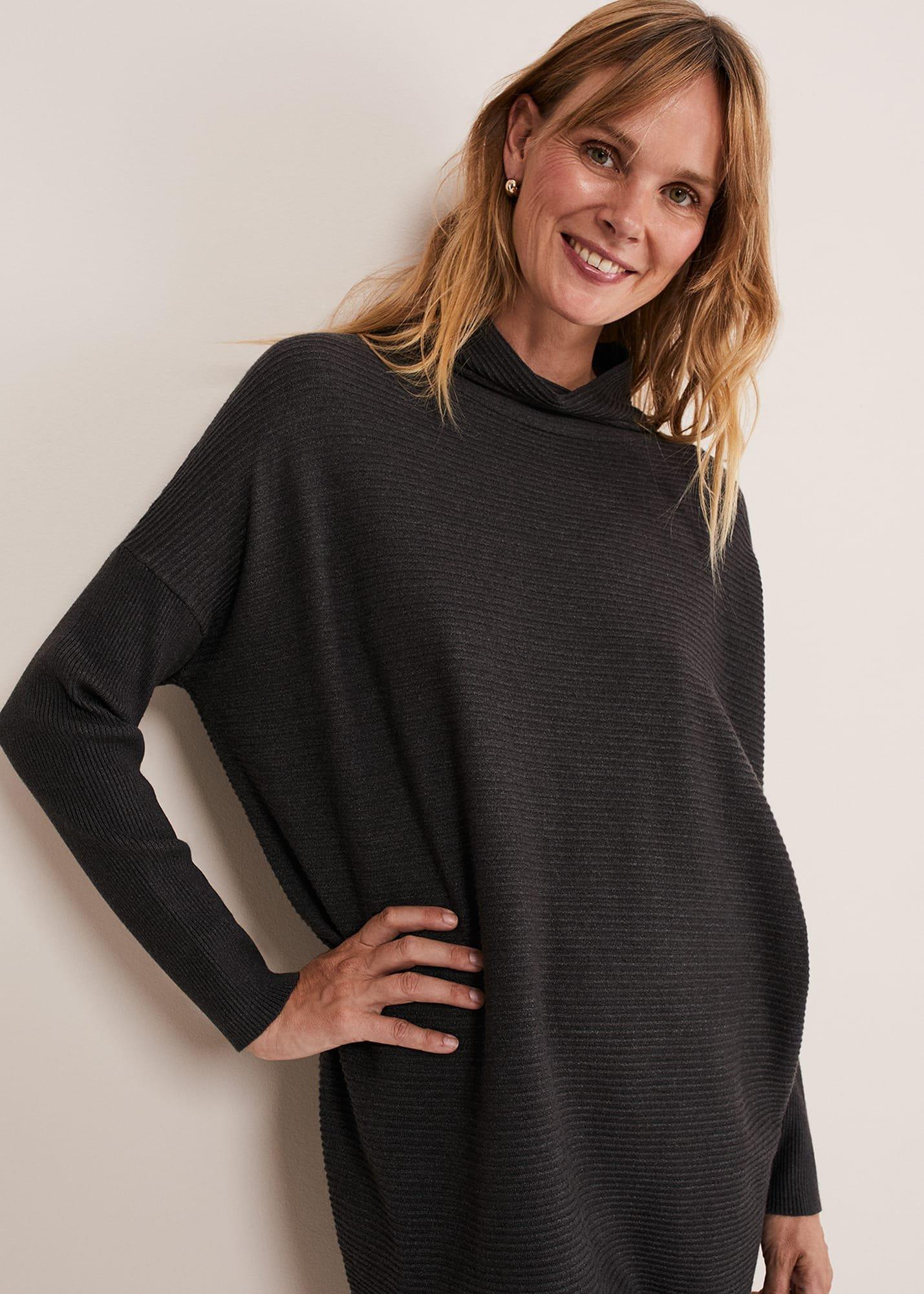 Jocelin Roll Neck Knit Dress