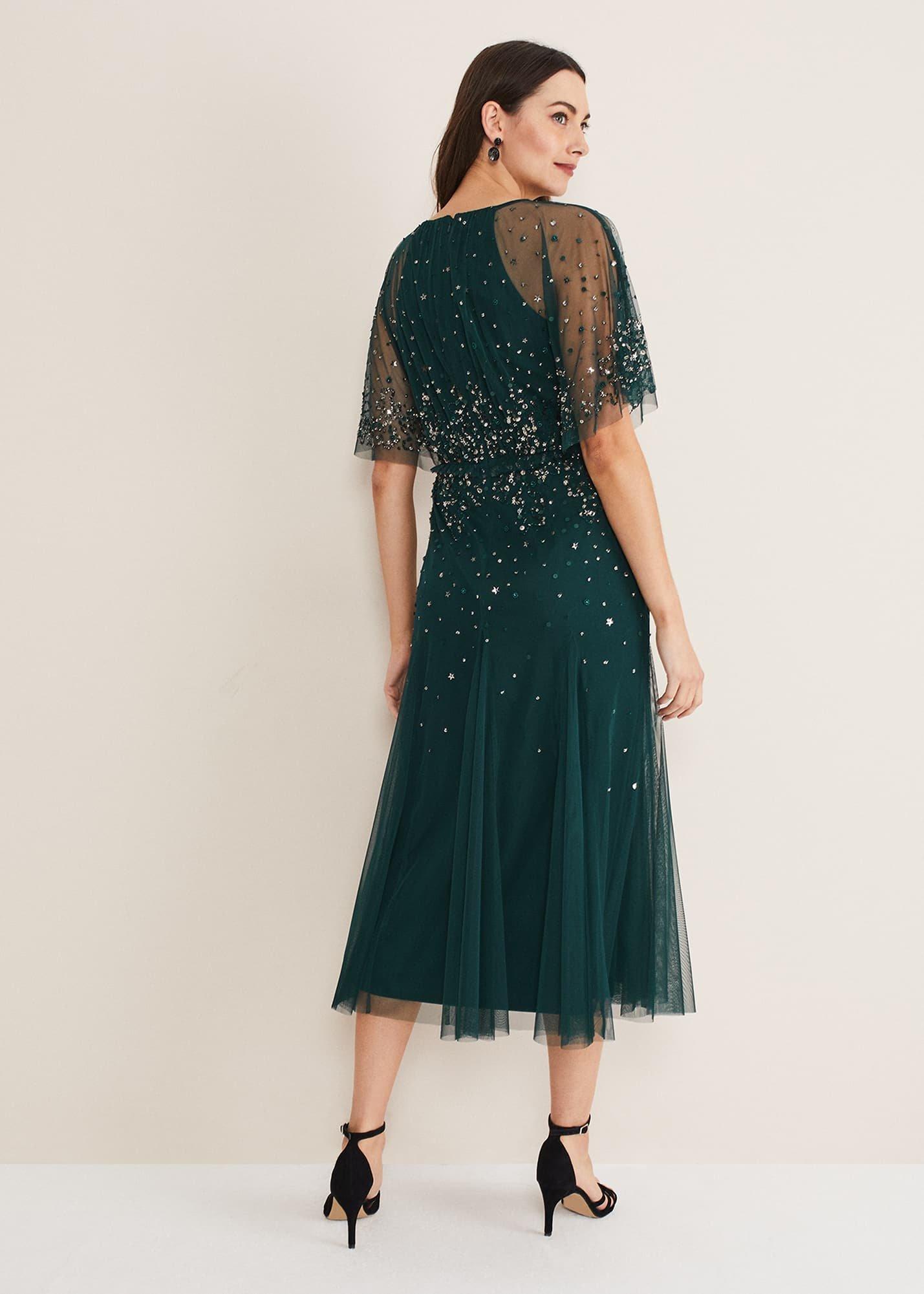 Lumi Short Tulle Beaded Dress