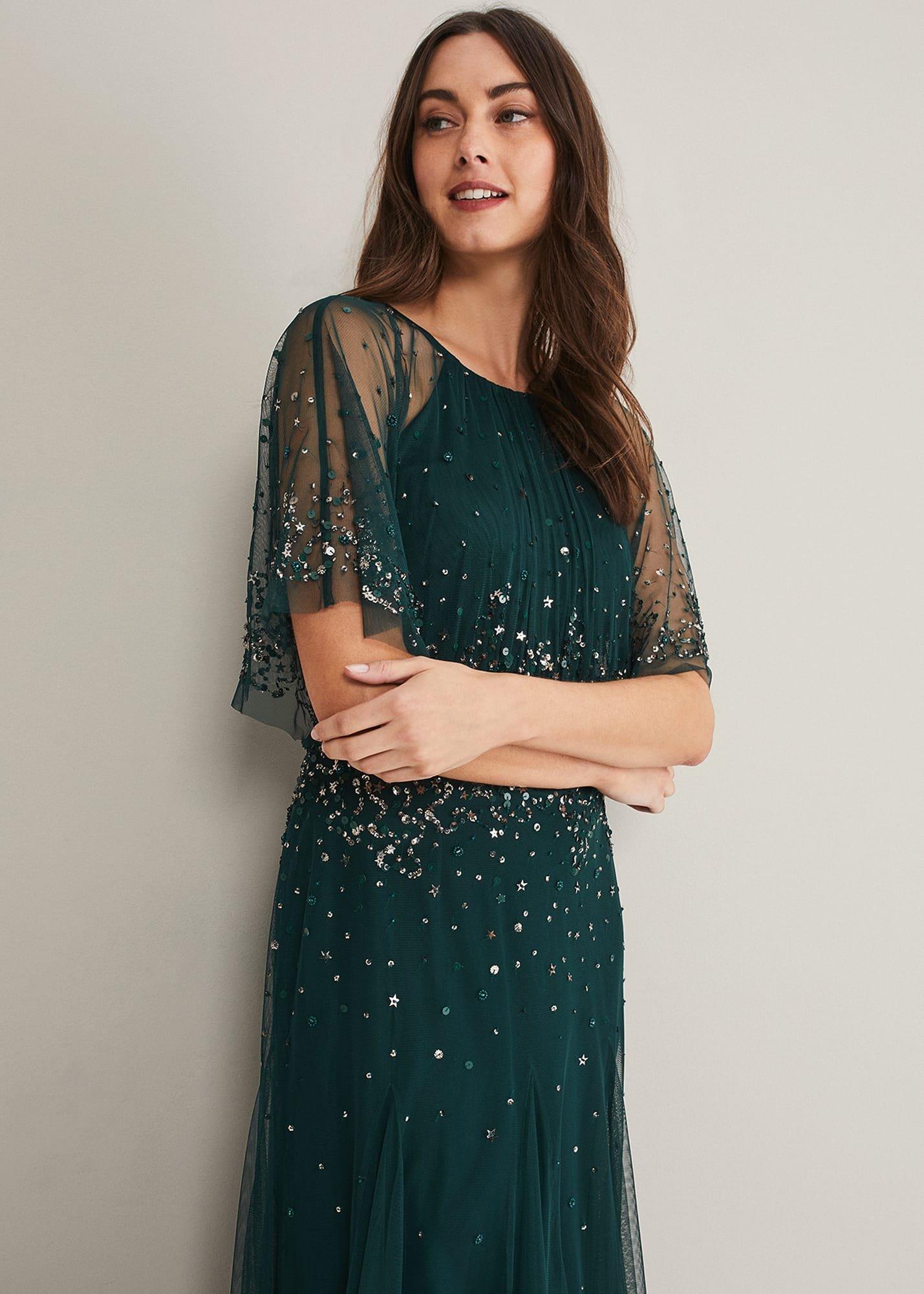 Lumi Short Tulle Beaded Dress