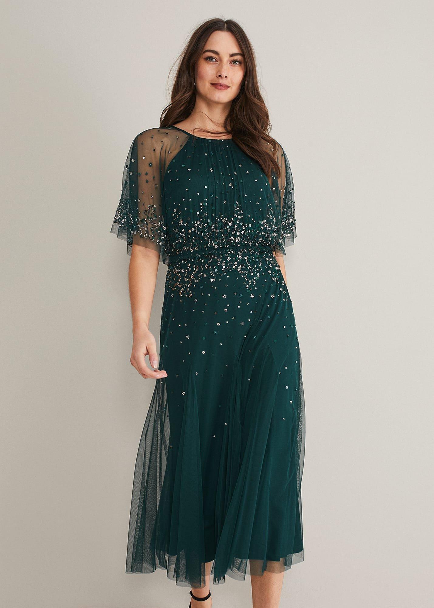 Lumi Short Tulle Beaded Dress