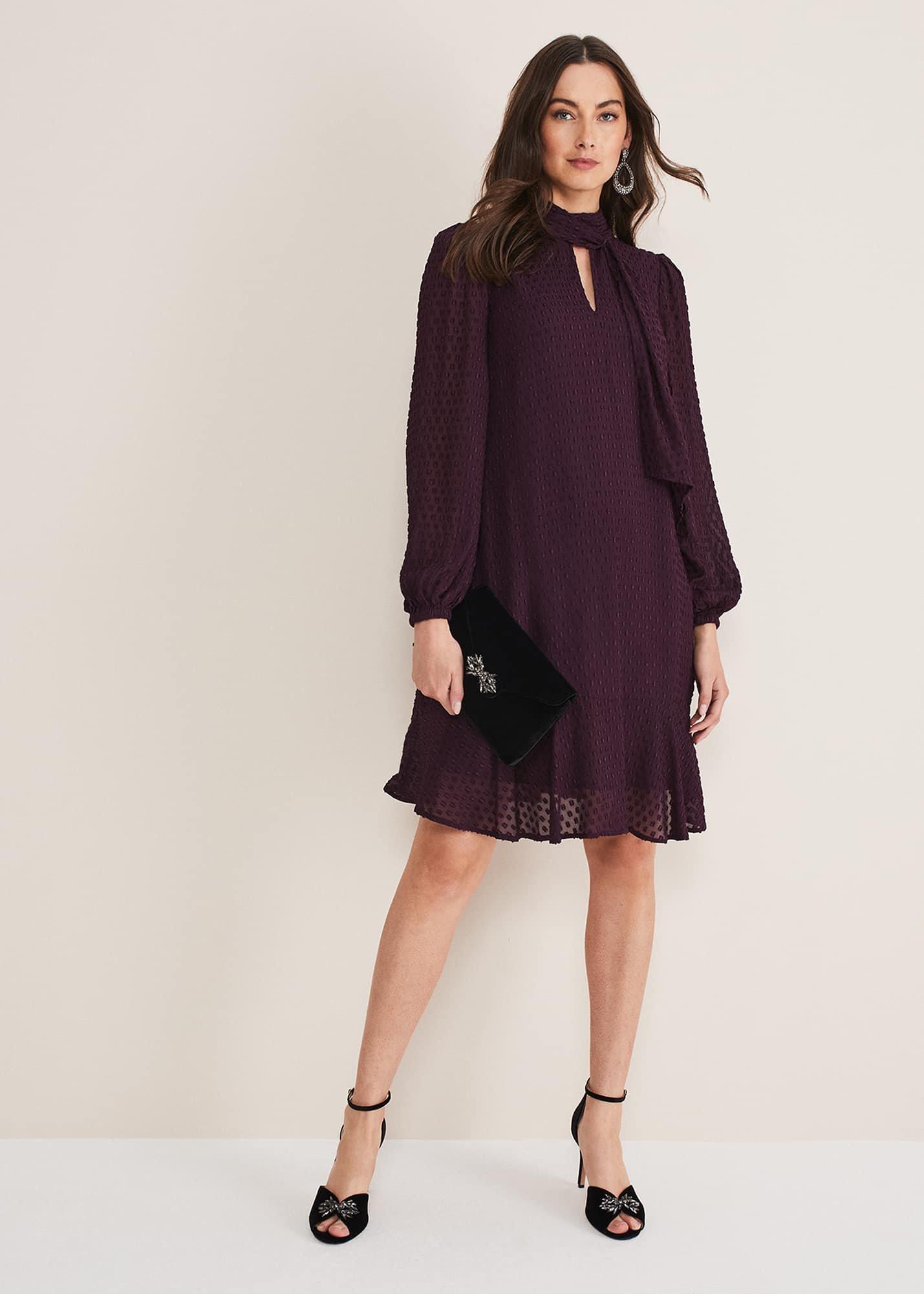 Everly Textured Swing Dress