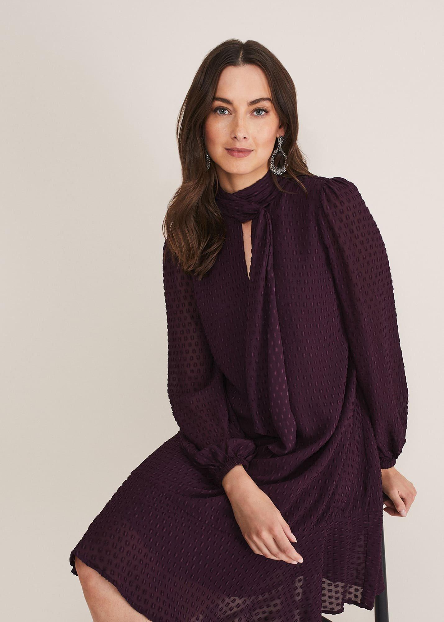 Everly Textured Swing Dress