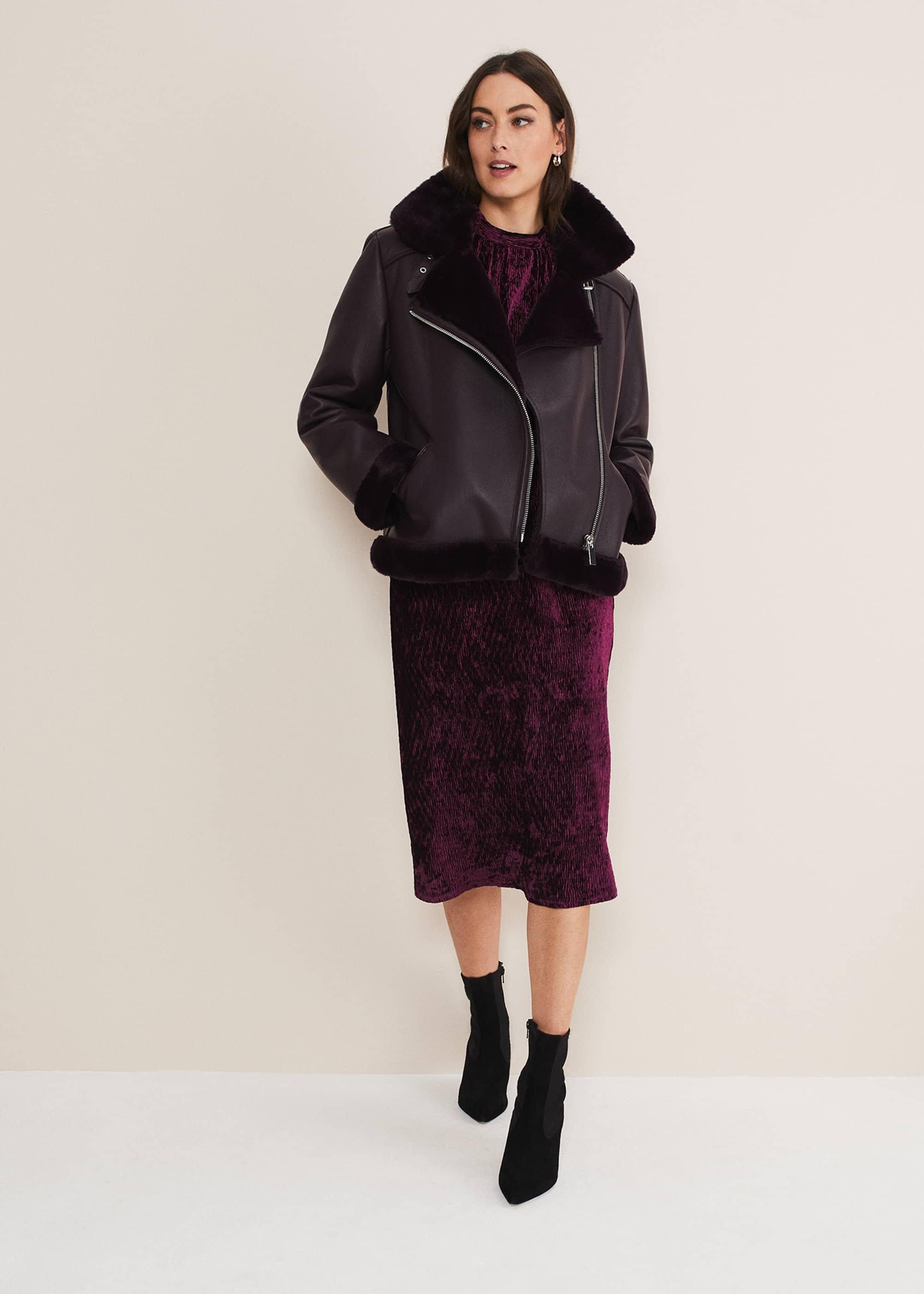 Kaylee Velvet Pleat Dress