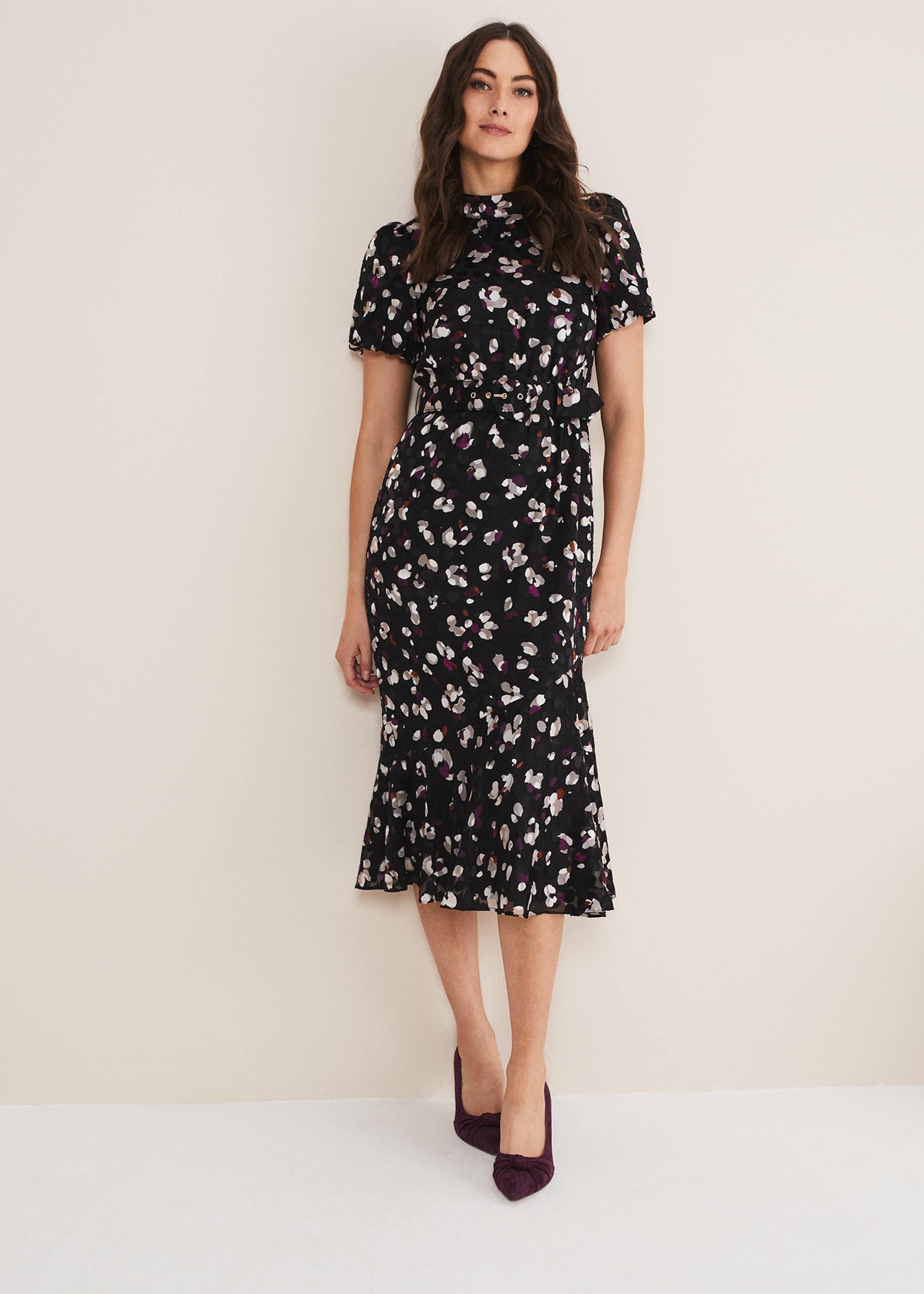 Kensley Print Puff Sleeve Dress