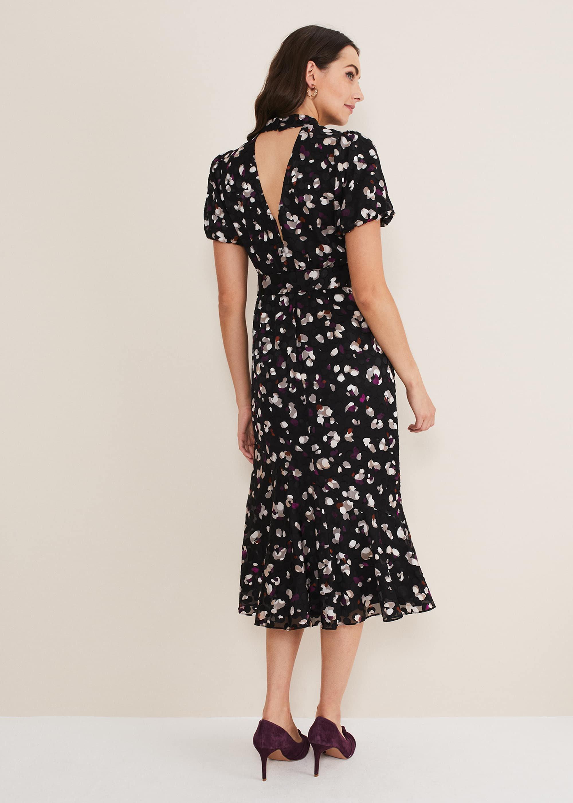 Kensley Print Puff Sleeve Dress