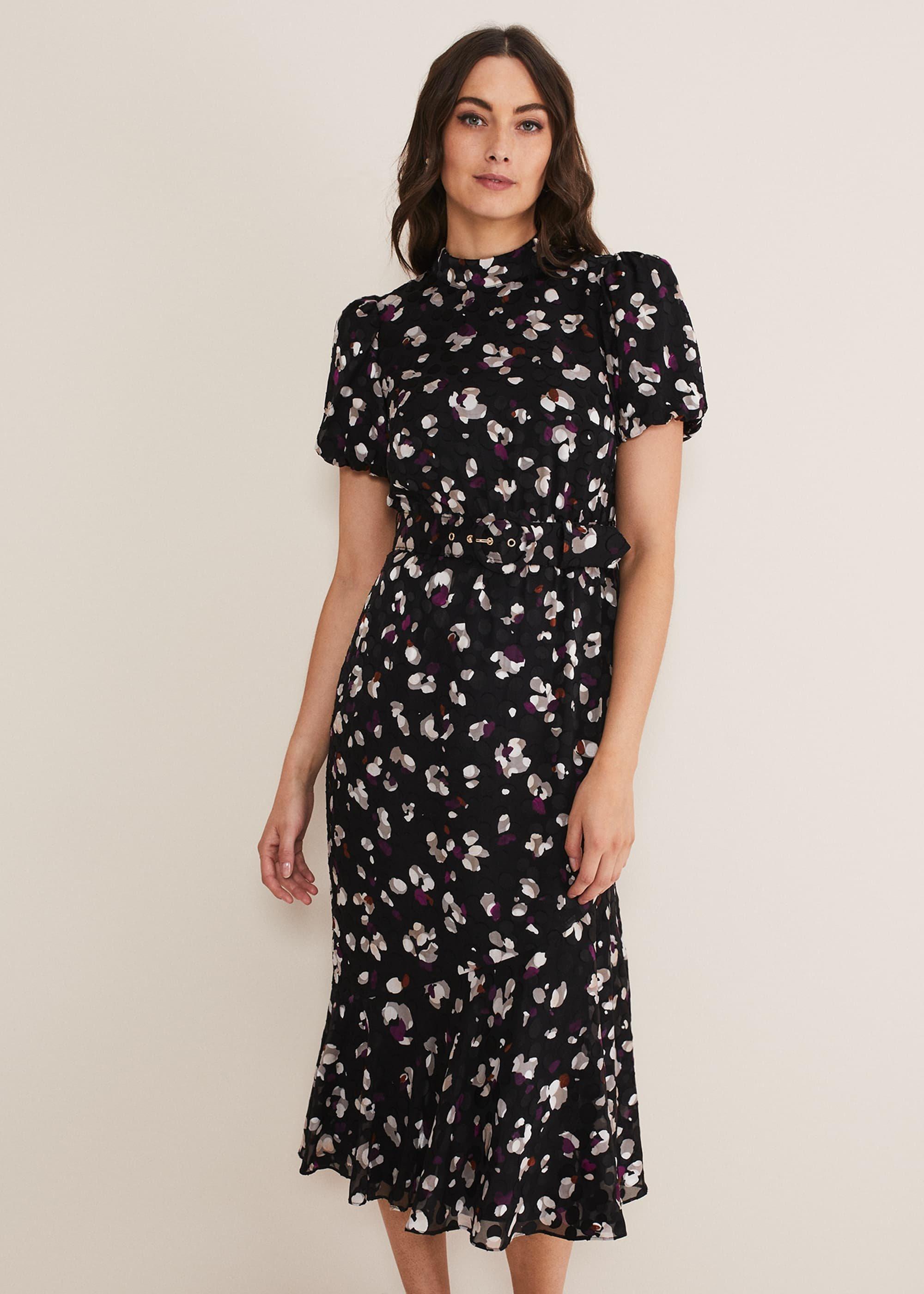 Kensley Print Puff Sleeve Dress