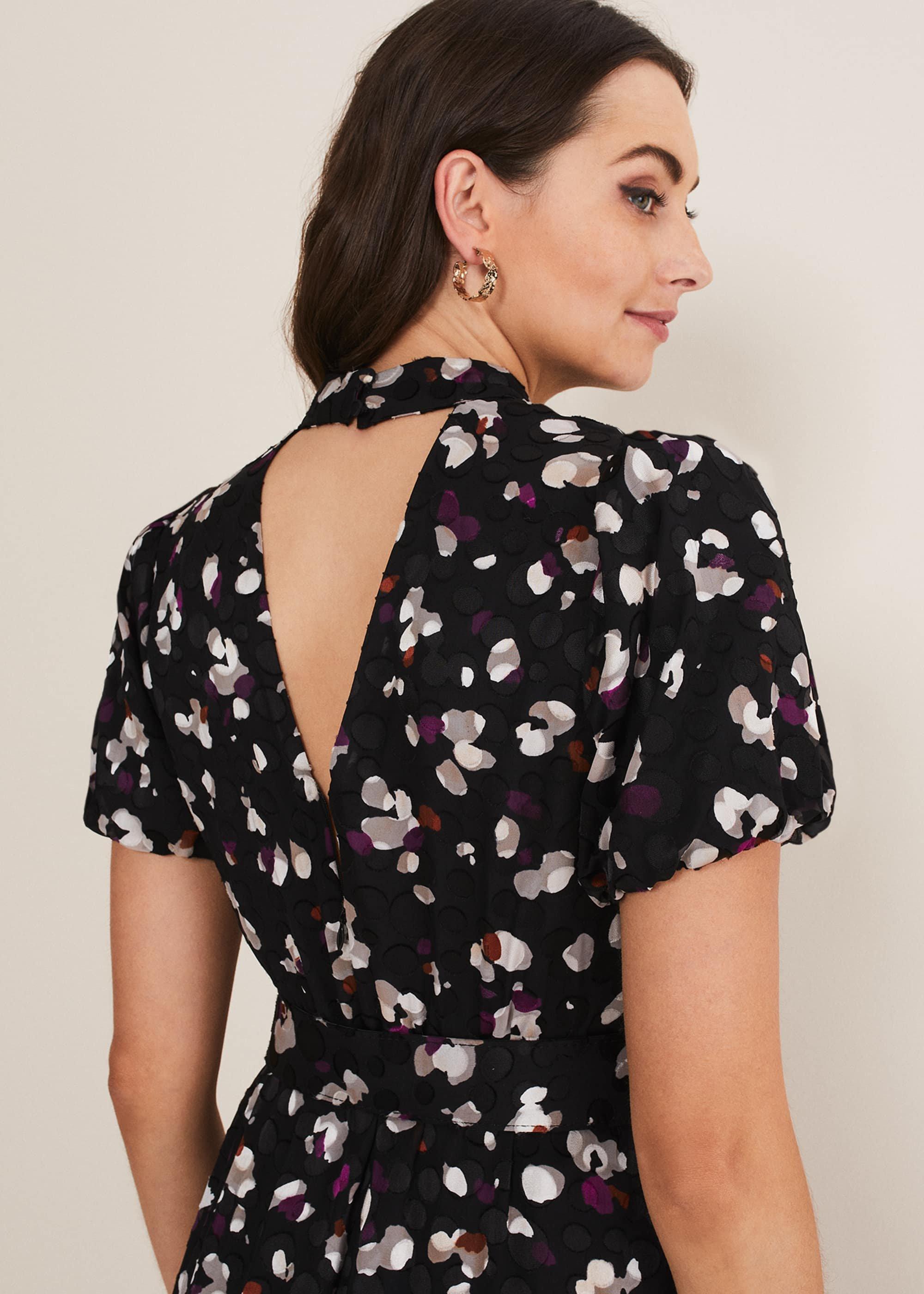 Kensley Print Puff Sleeve Dress