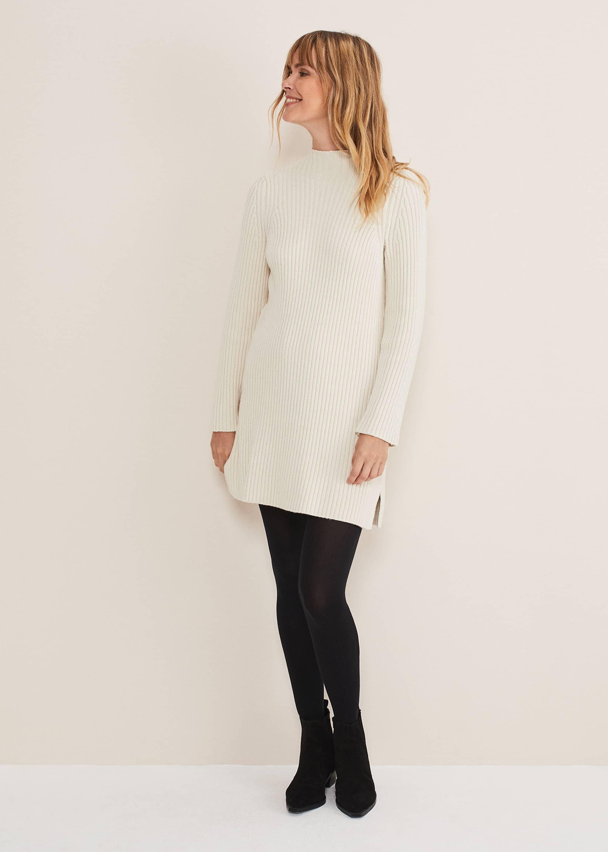 Catherine Chunky Ribbed Knit Dress