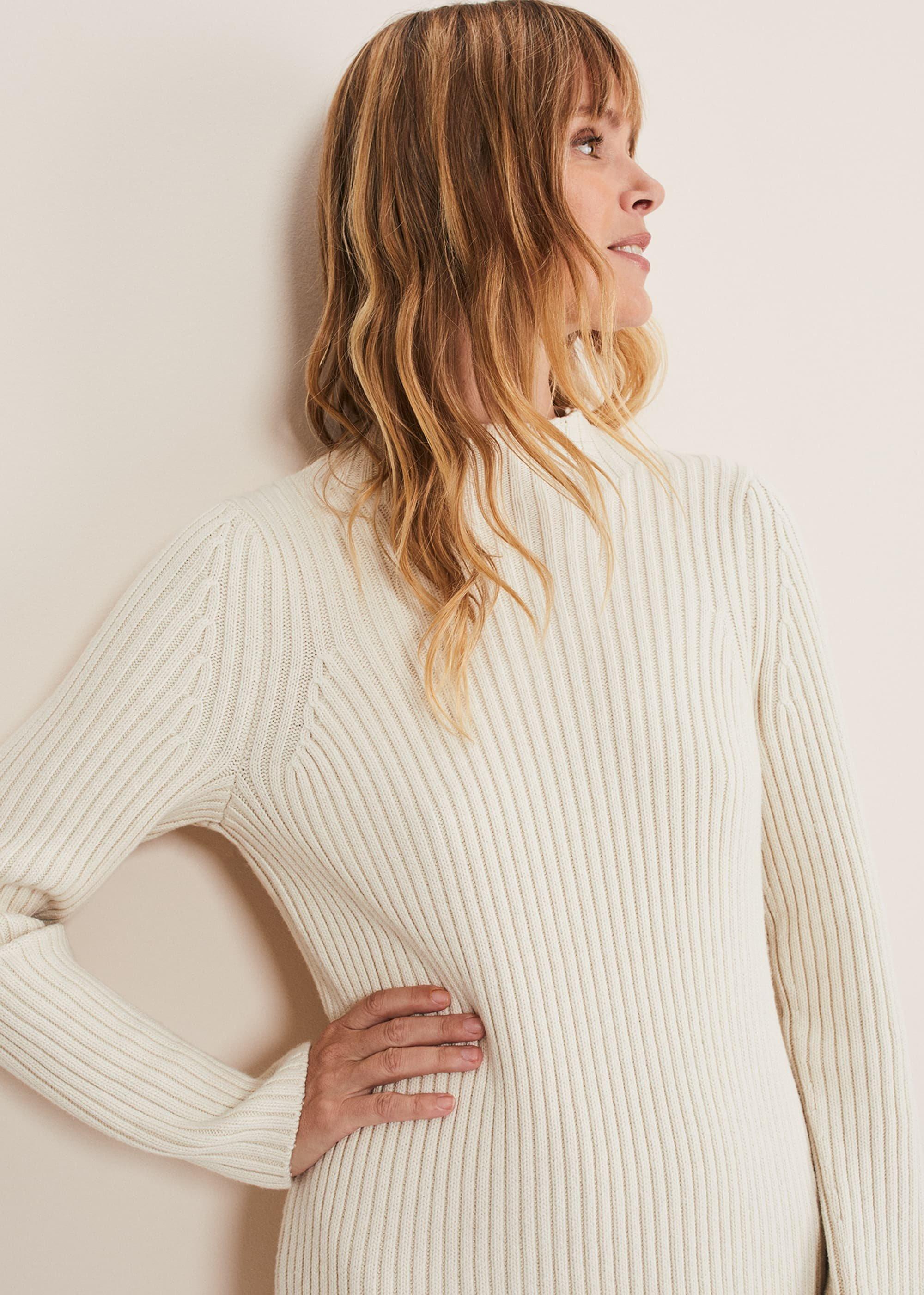 Catherine Chunky Ribbed Knit Dress