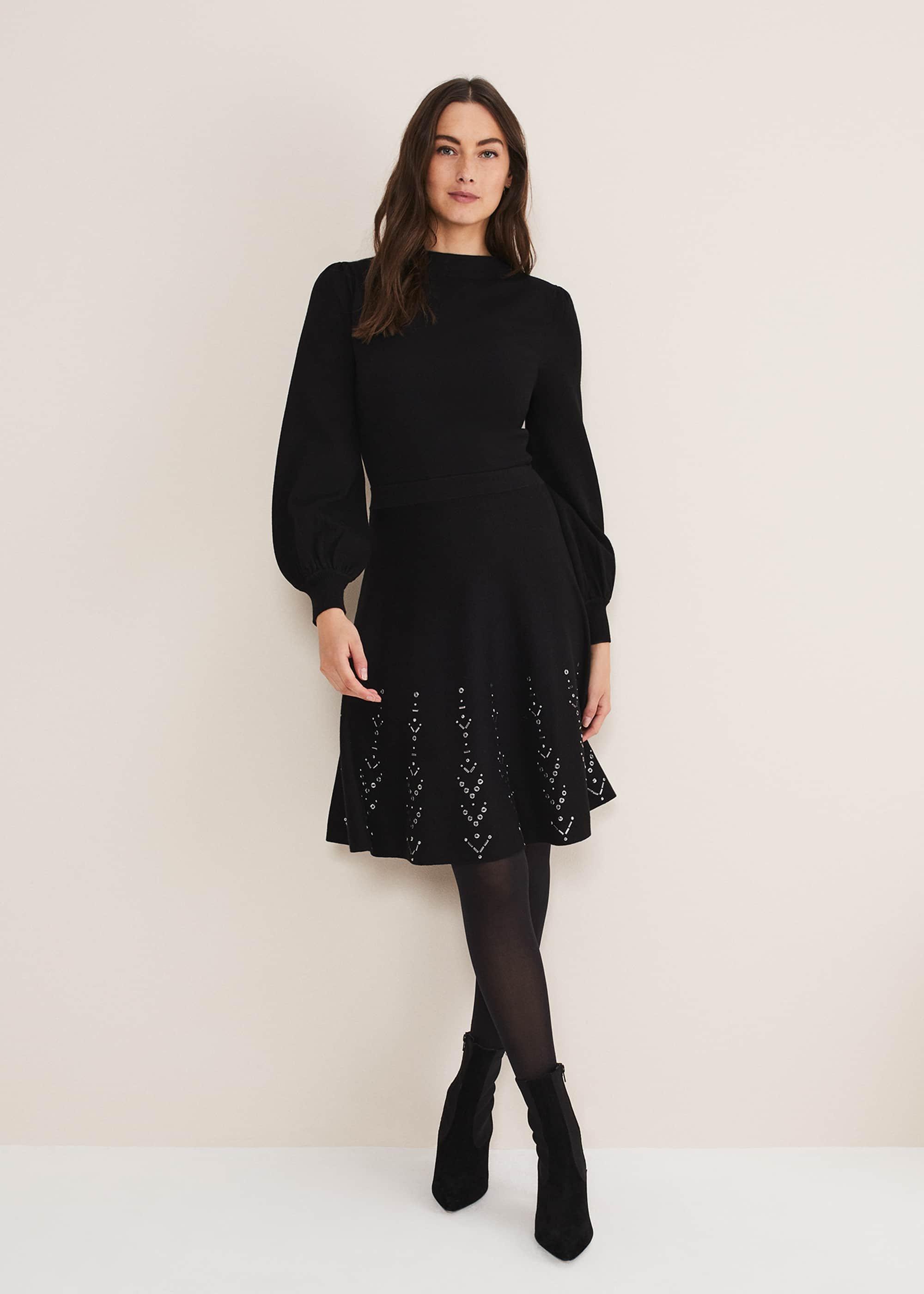 Marley Metal Work Detail Knit Dress