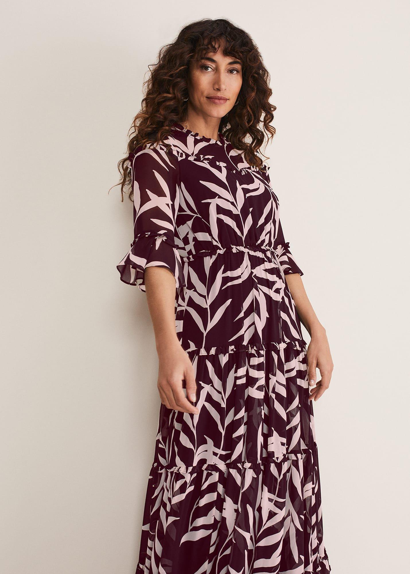 Amber Leaf Tiered Dress
