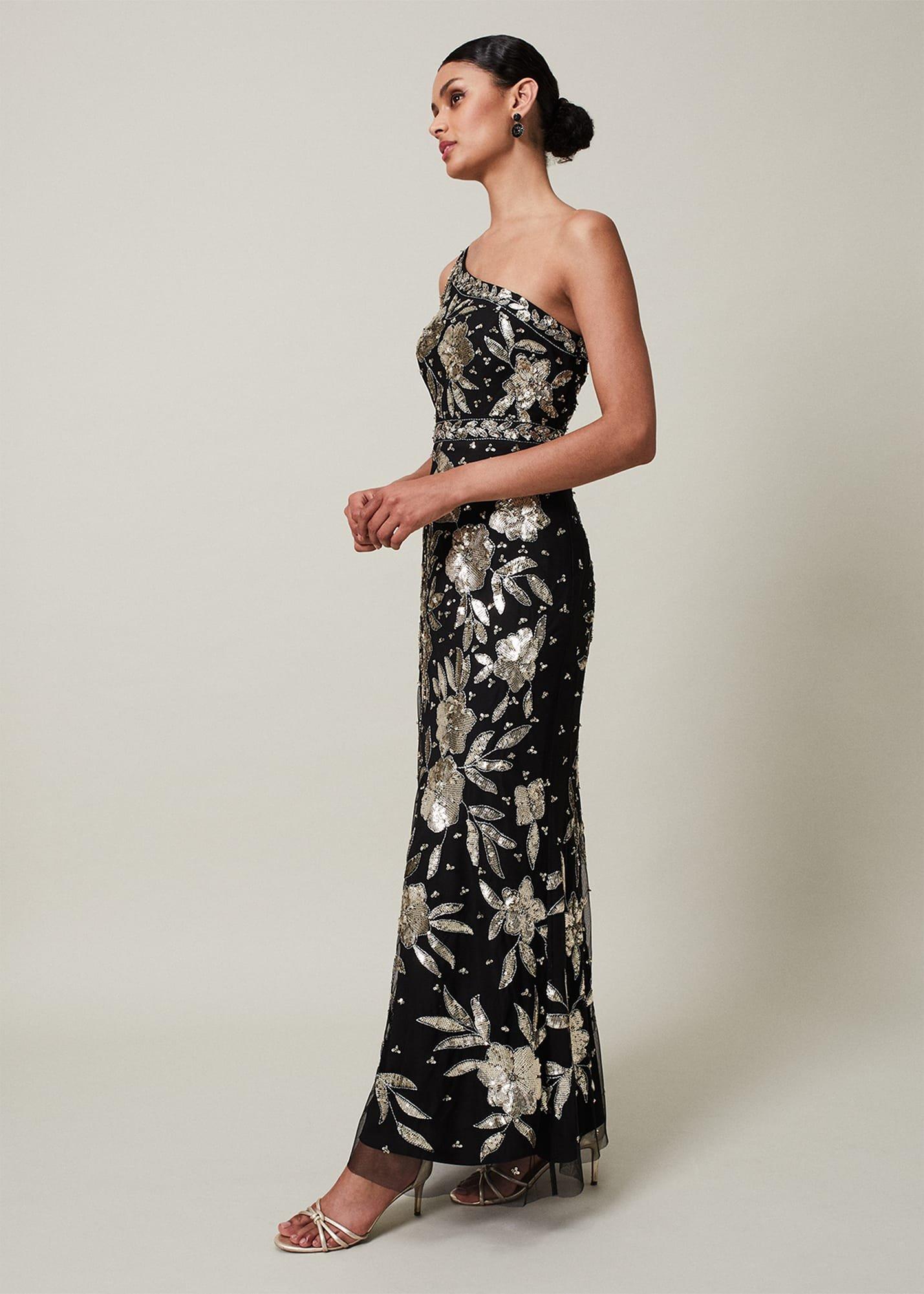 Serafina Embellished Maxi Dress