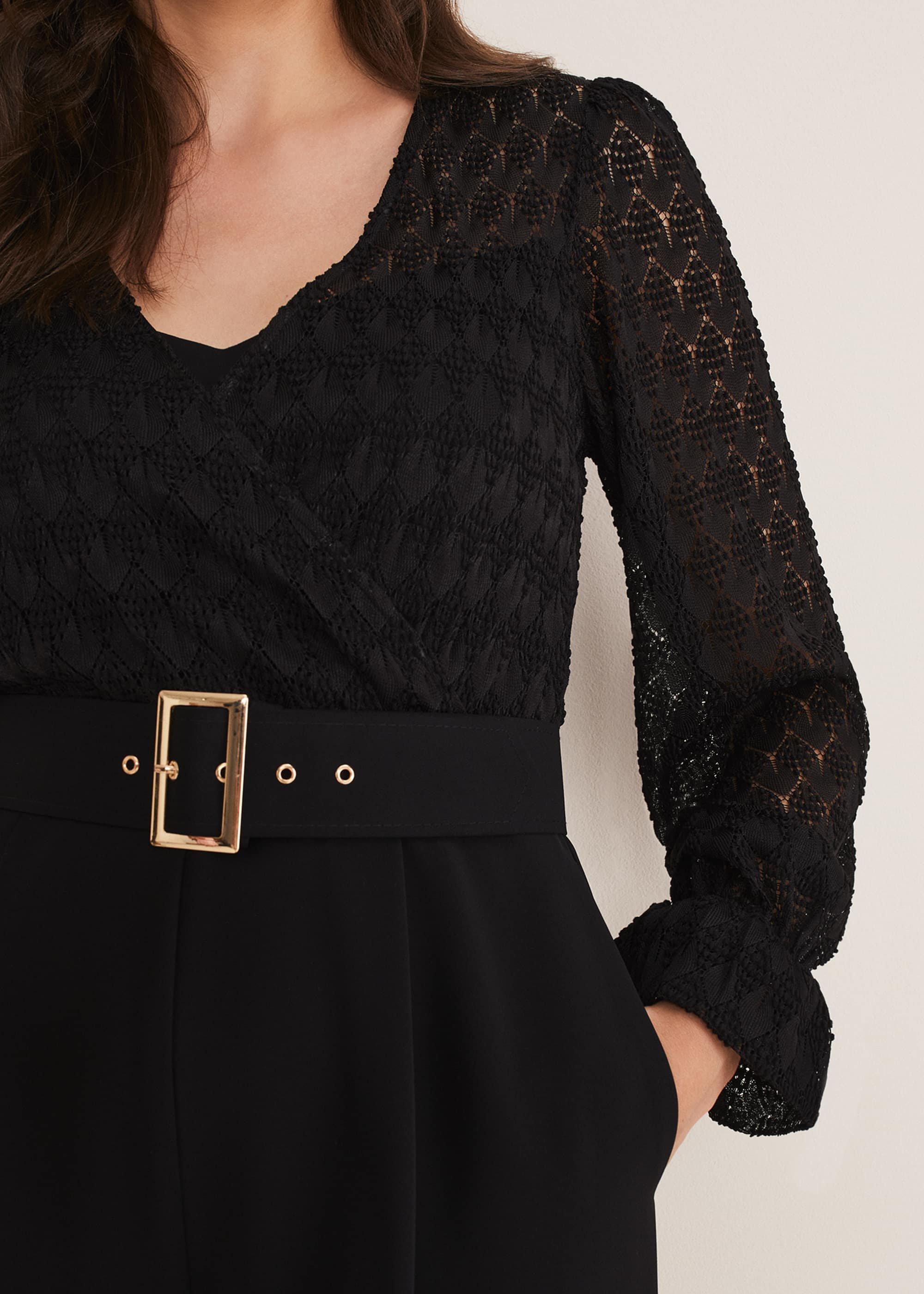 Carly Lace Long Sleeve Jumpsuit