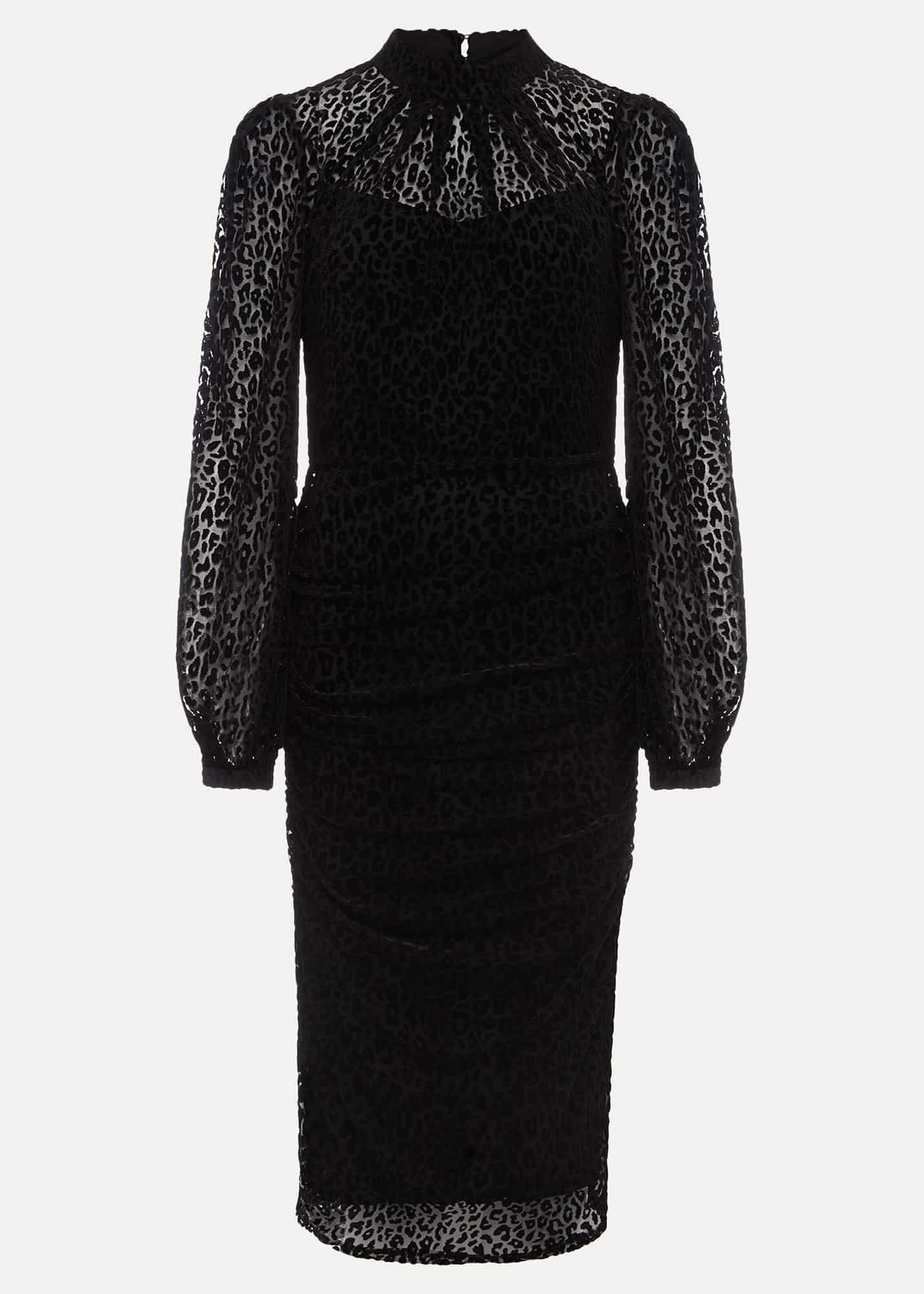 Capriana Leopard Burnout Dress
