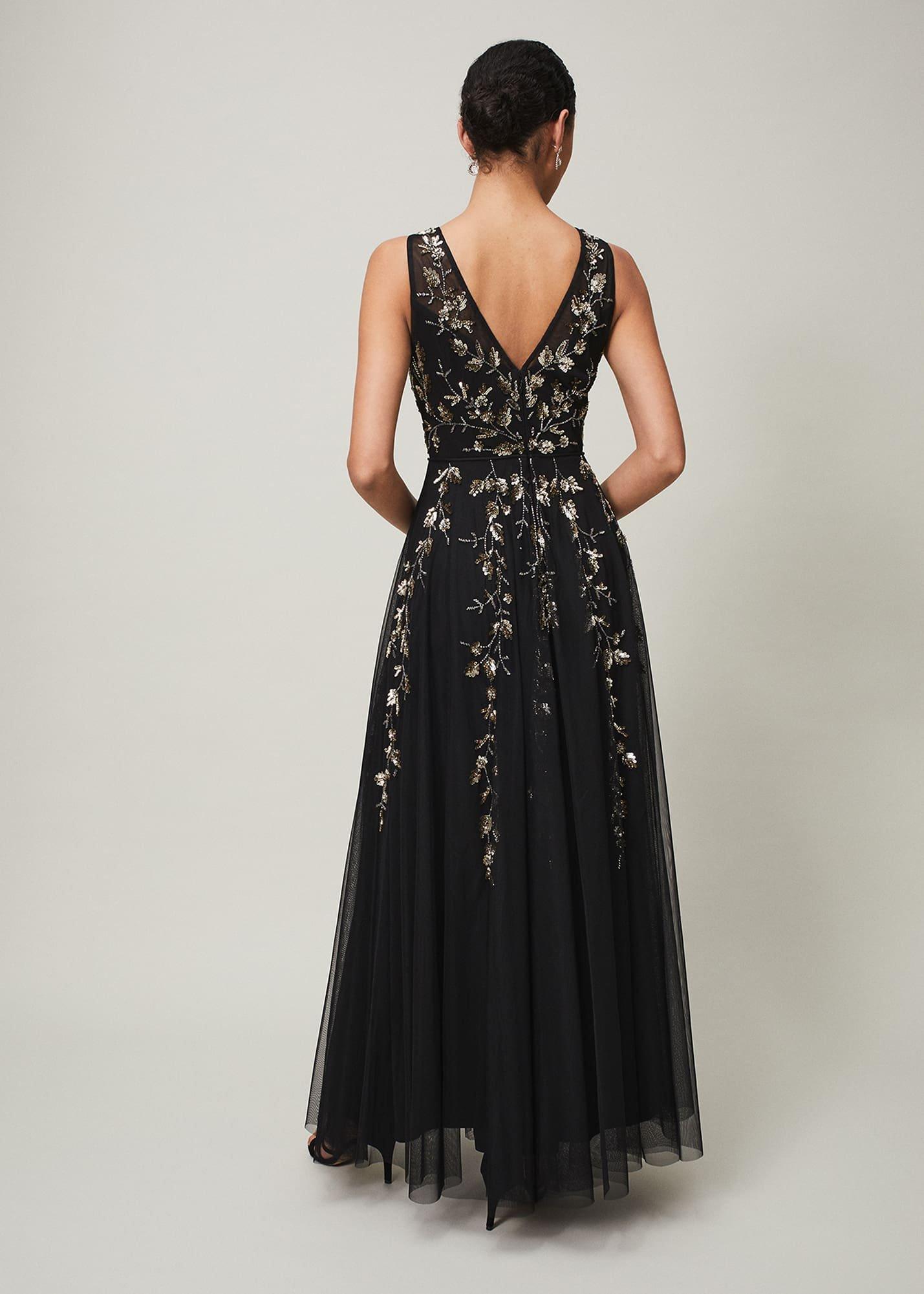 Anabella Beaded Tulle Dress
