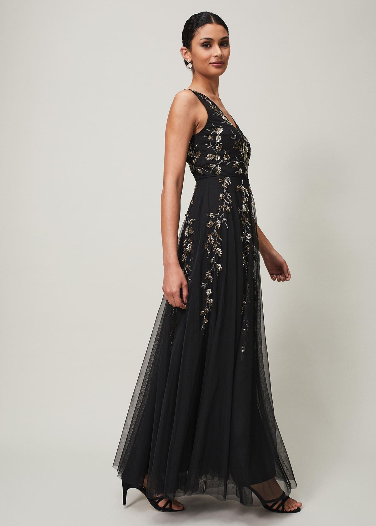 Anabella Beaded Tulle Dress