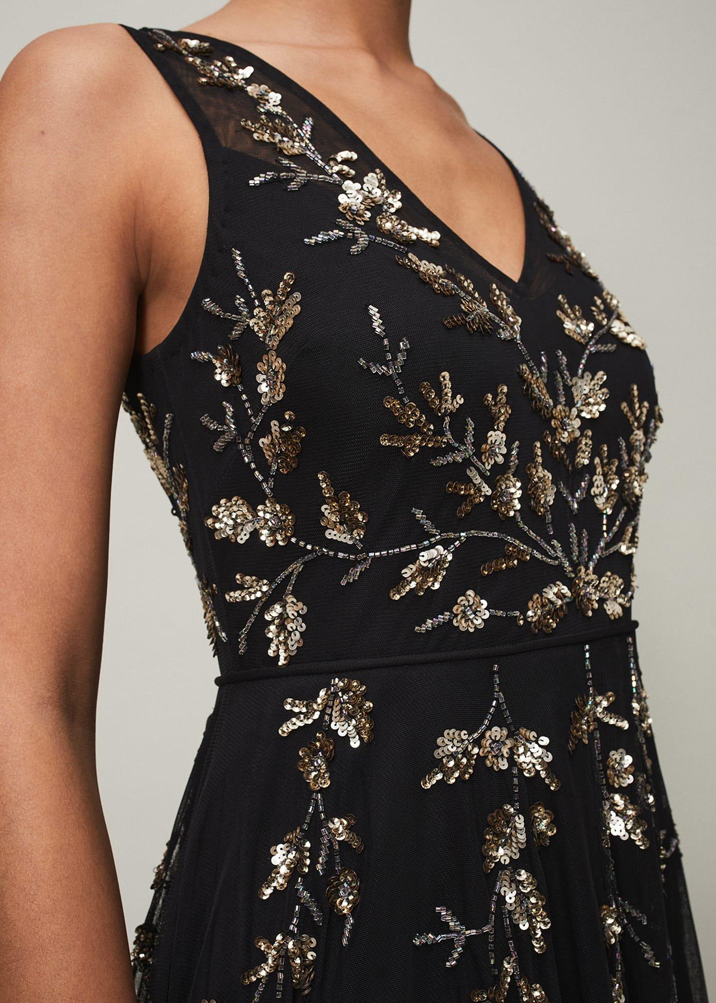 Anabella Beaded Tulle Dress