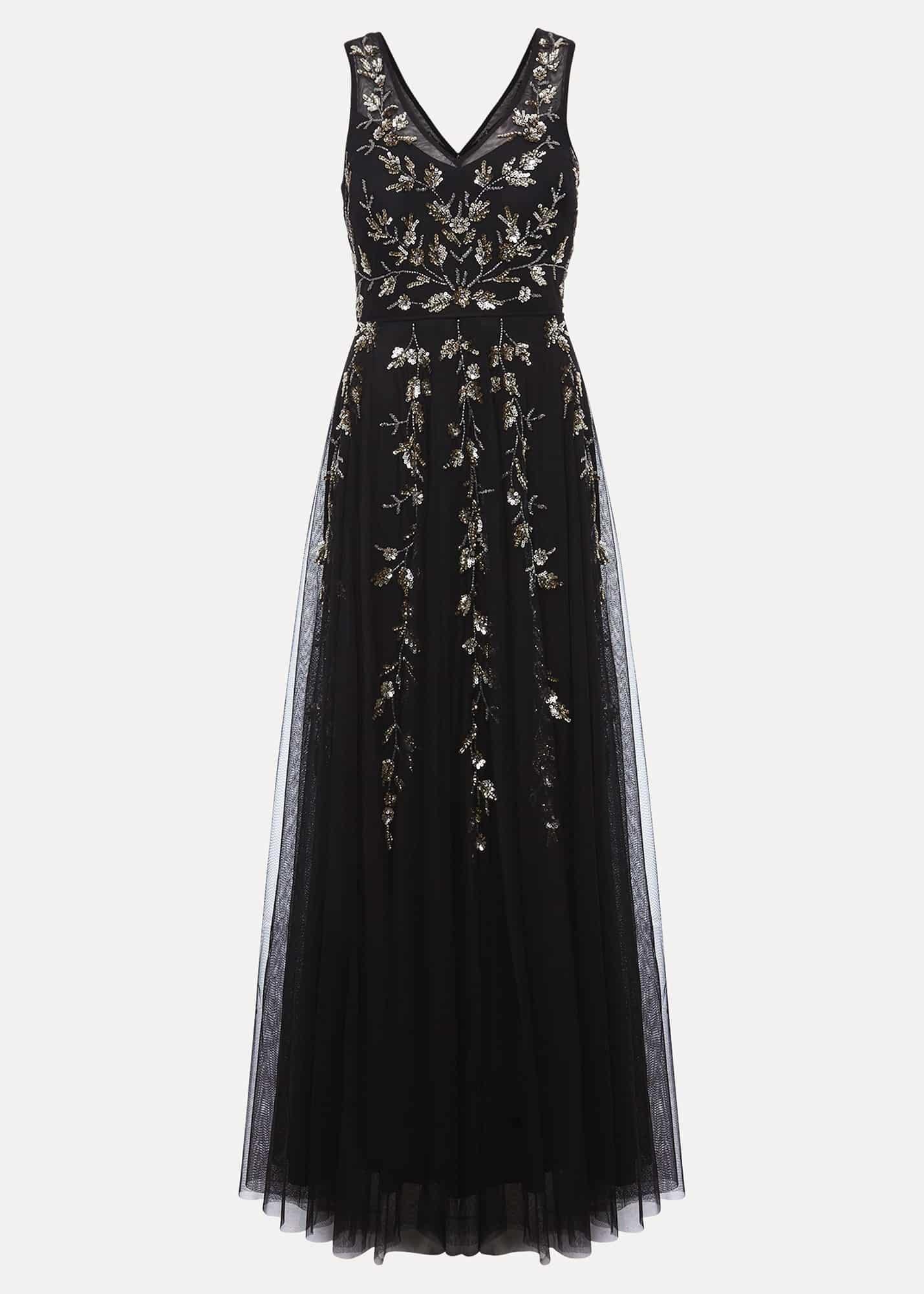 Anabella Beaded Tulle Dress