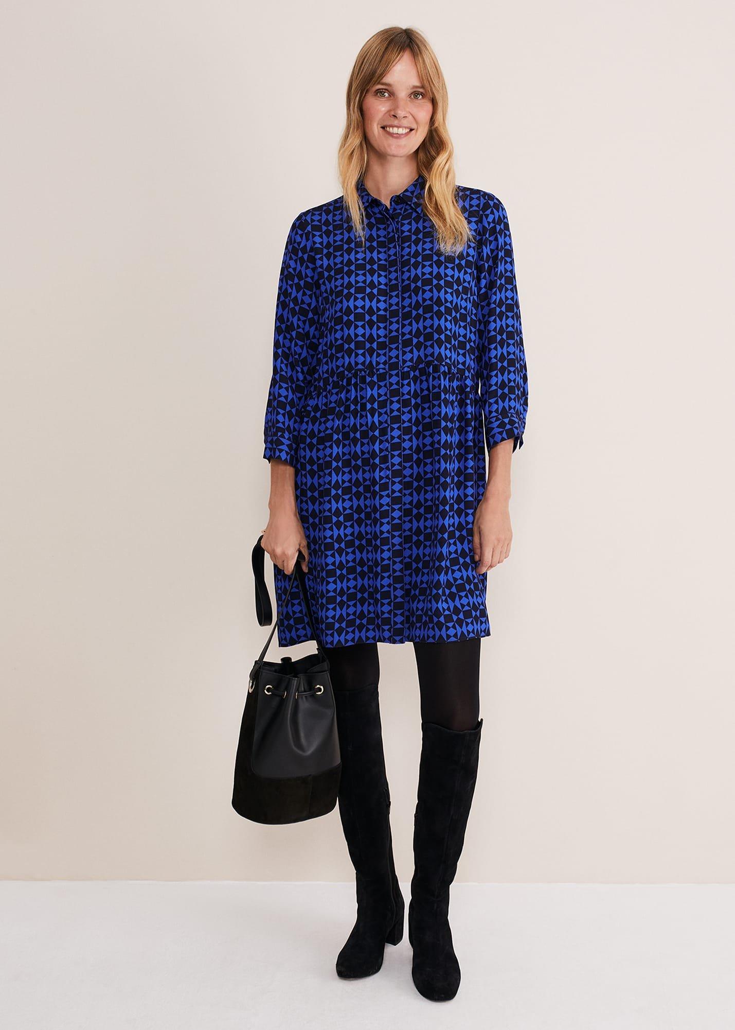 Bregitta Geo Swingdress
