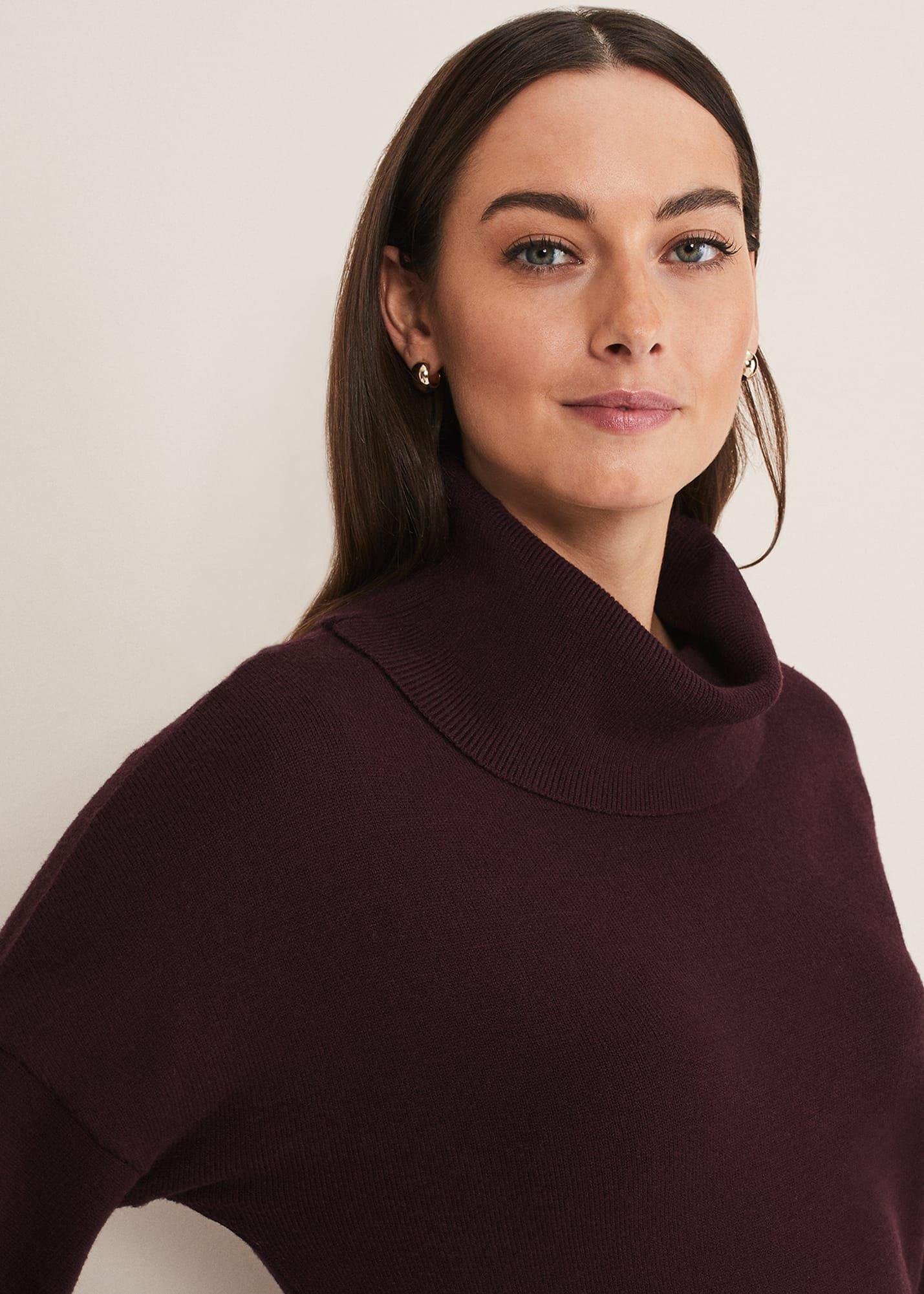 Aileen Maxi Roll Neck Knit Dress