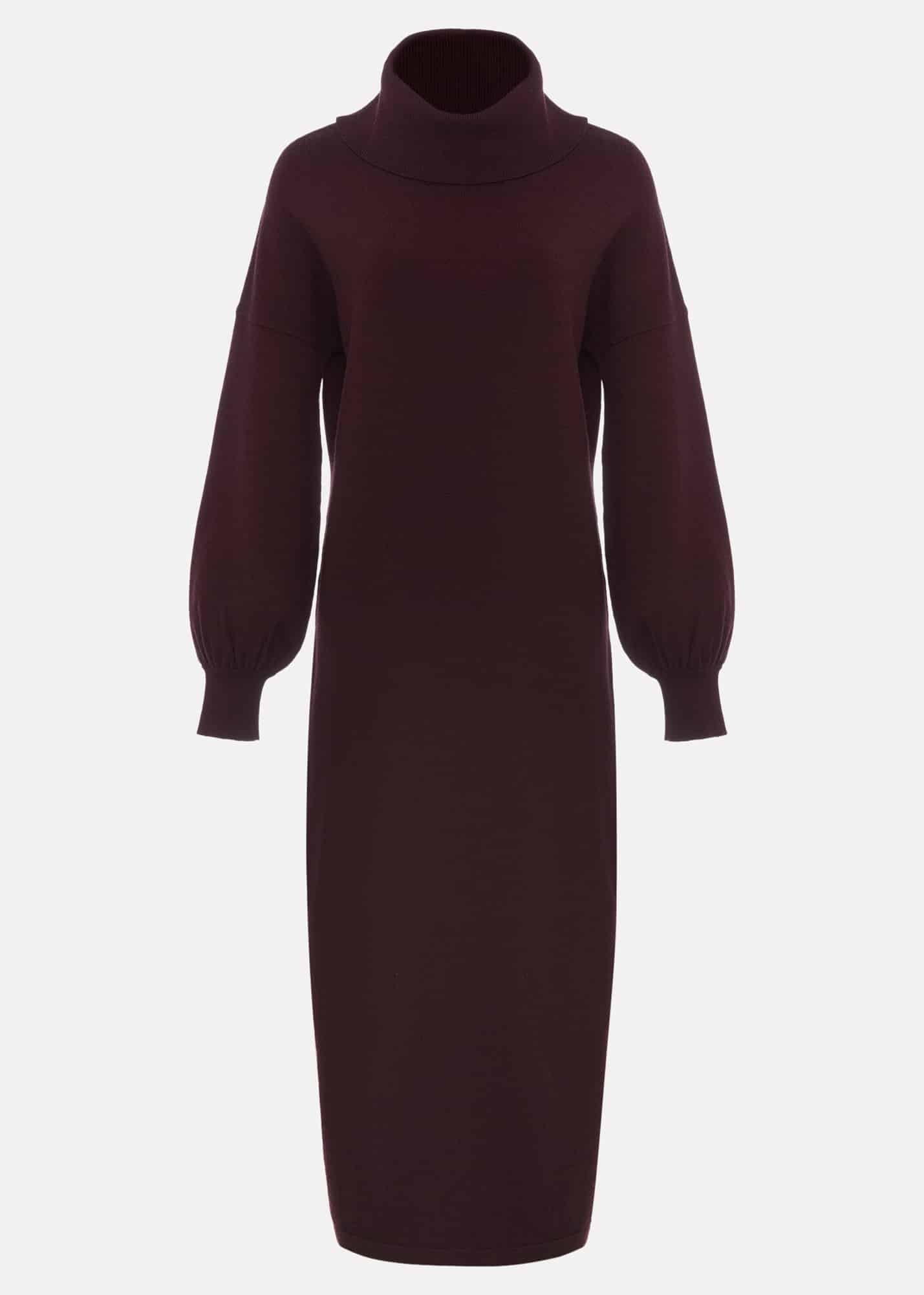 Aileen Maxi Roll Neck Knit Dress