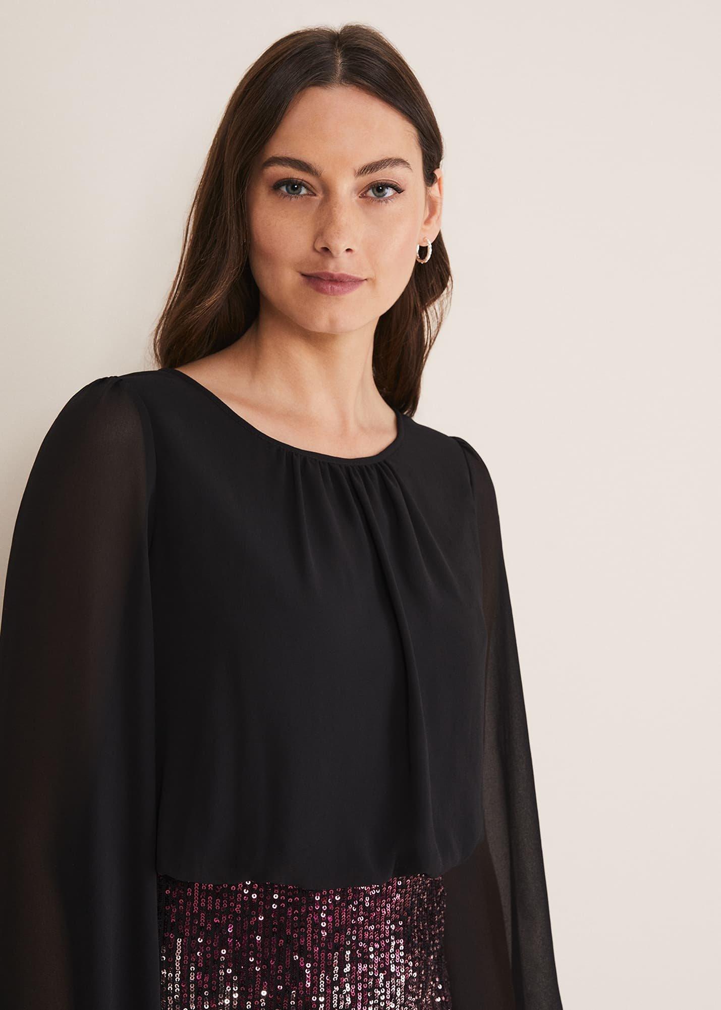 Angel Chiffon Sequin Dress