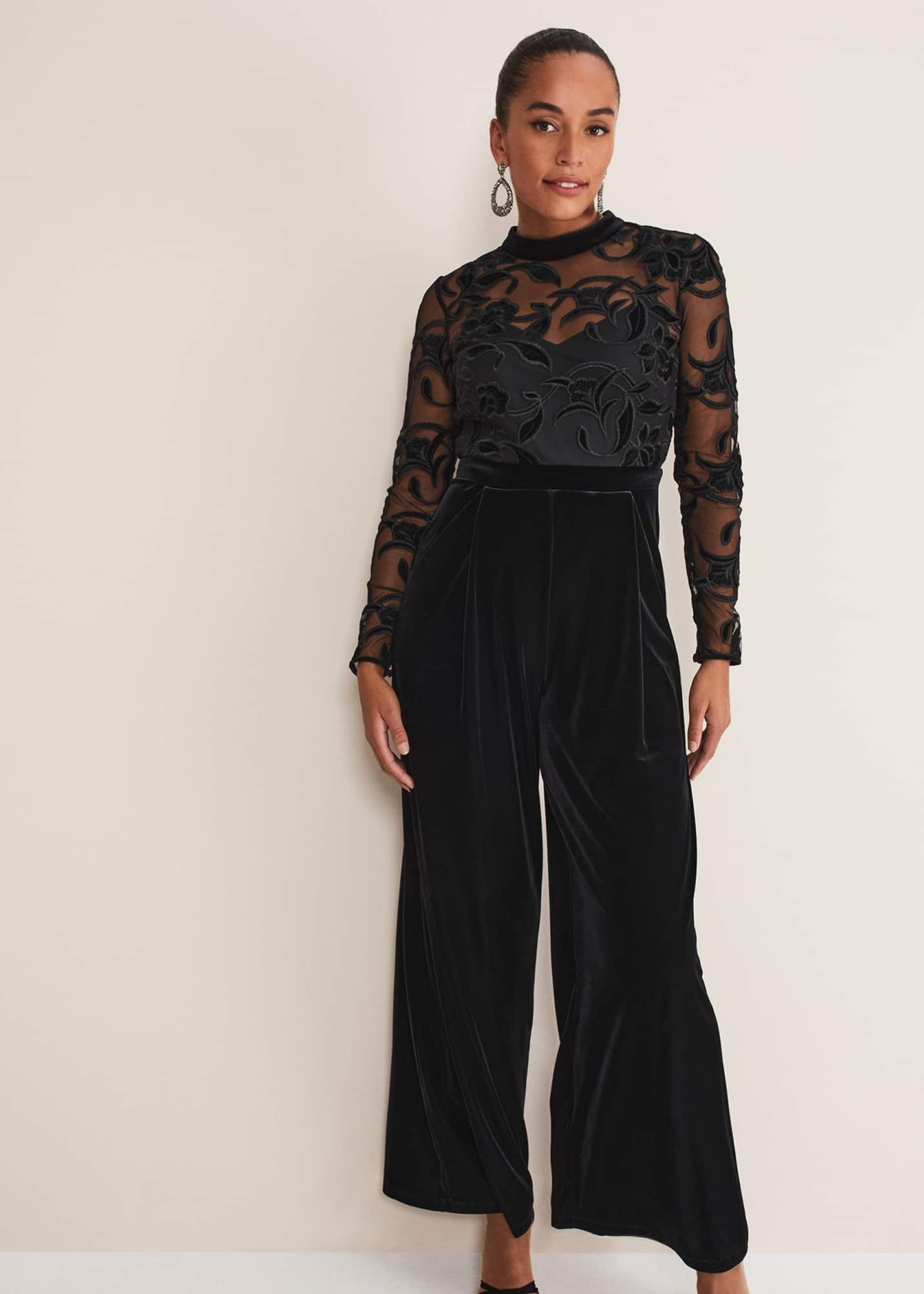 Angelica Velvet Jumpsuit