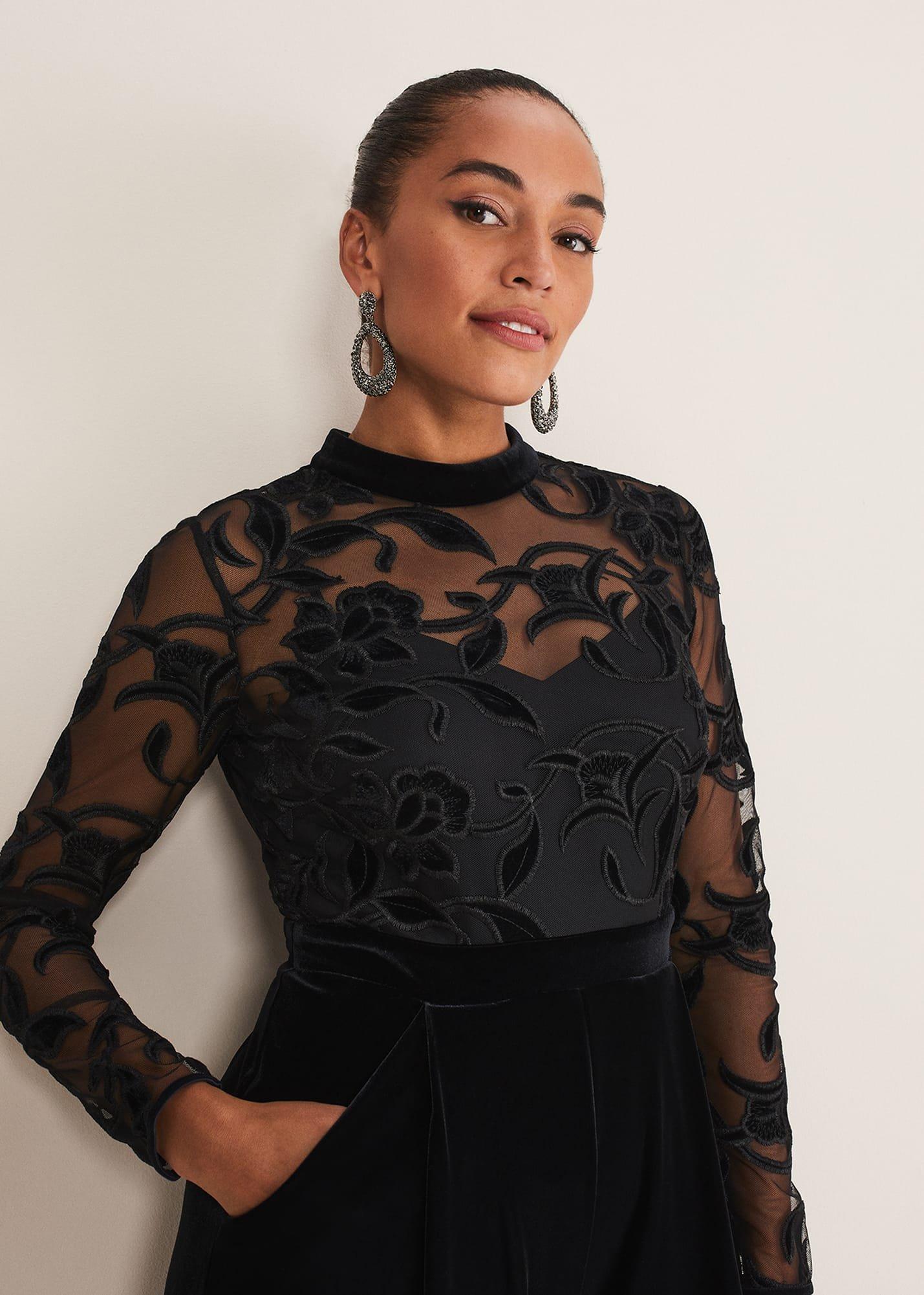 Angelica Velvet Jumpsuit