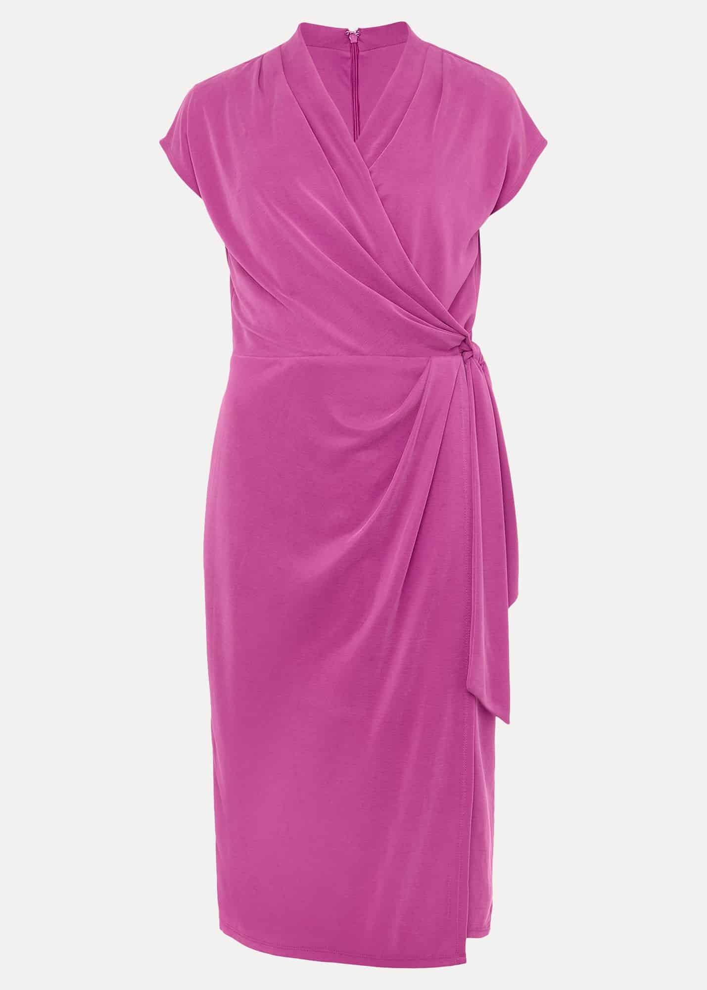 Toral Wrap Front Dress