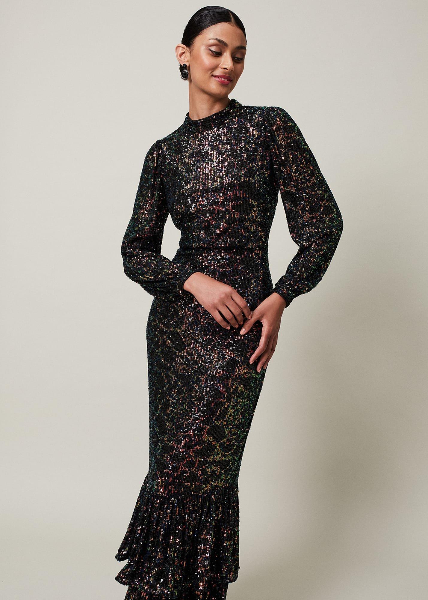 Celeste Sequin Maxi Dress