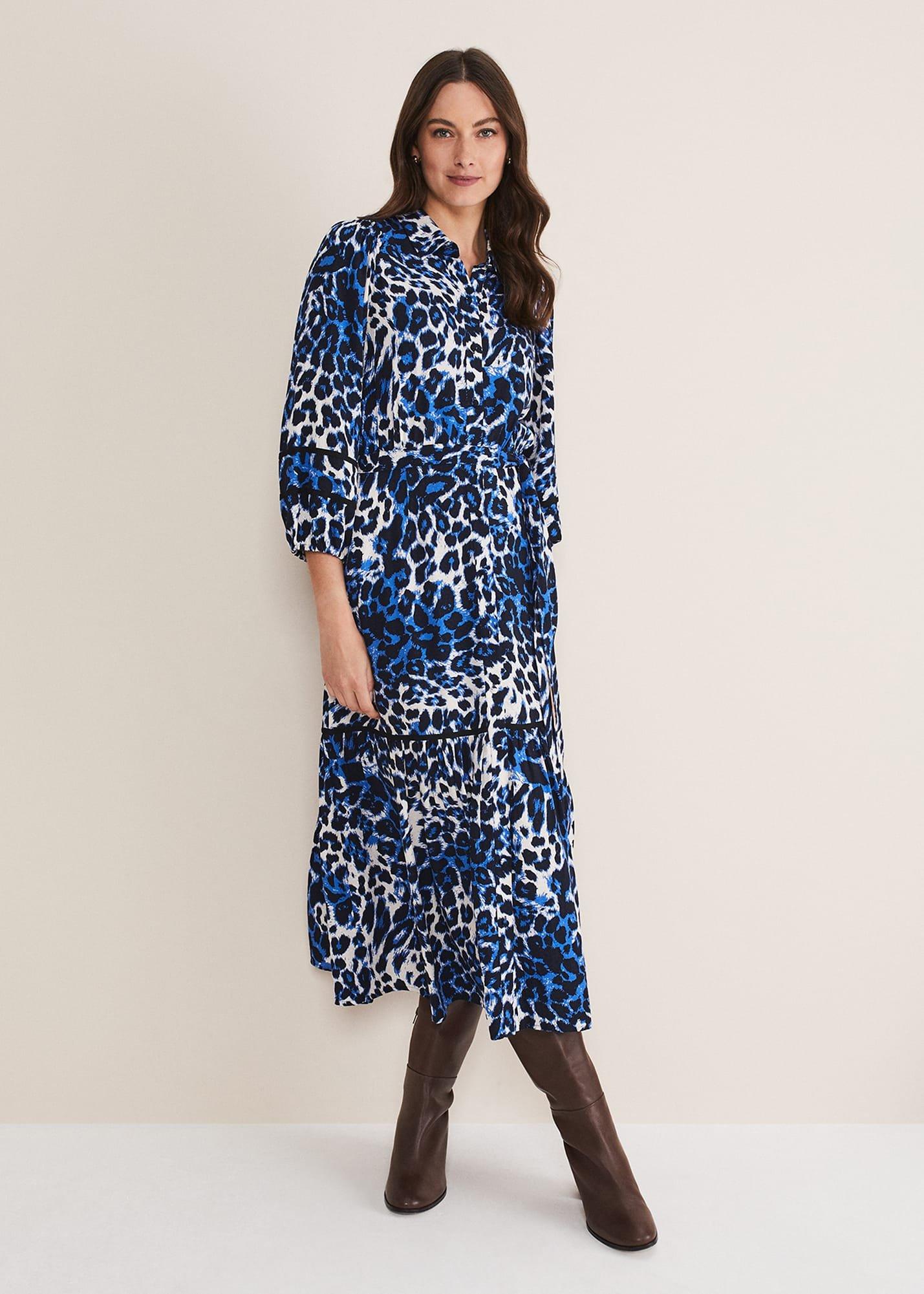 Ava Leopard Midaxi Dress