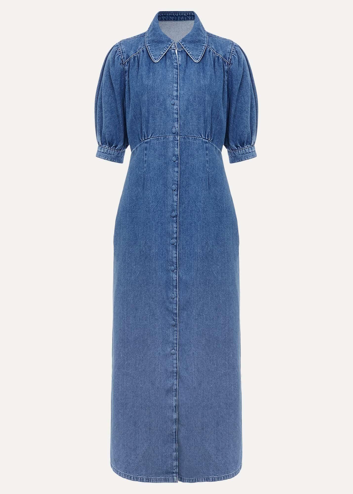 Cosette Denim Midaxi Dress