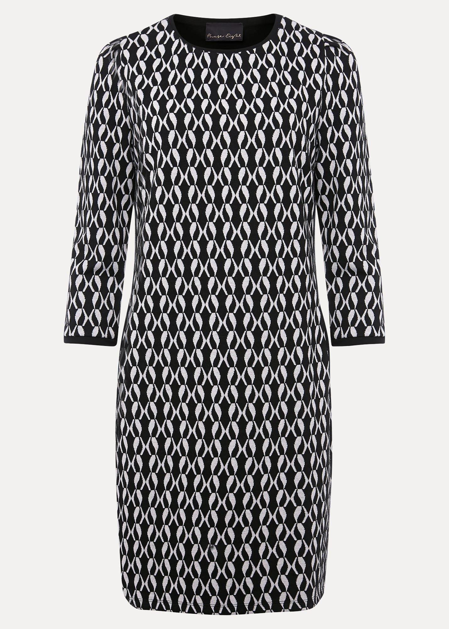 Katrine Geo Jacquard Dress
