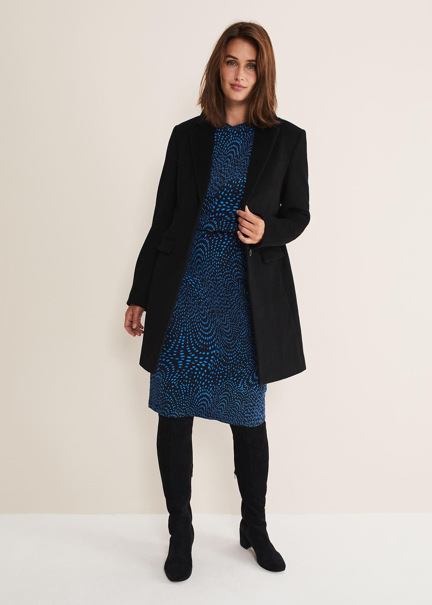 Pinna Print Jersey Dress