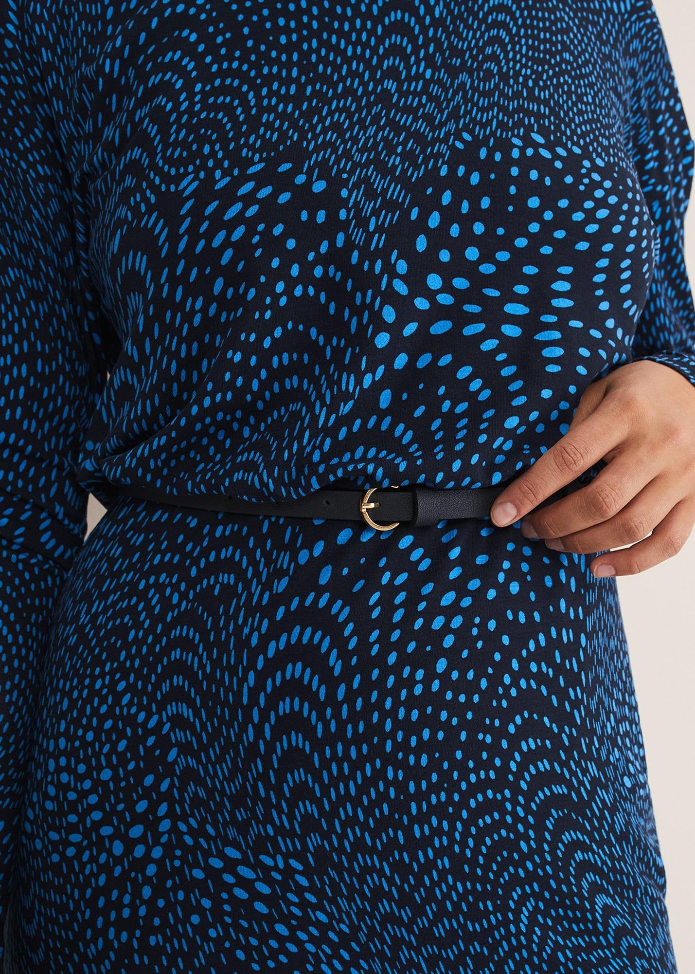 Pinna Print Jersey Dress