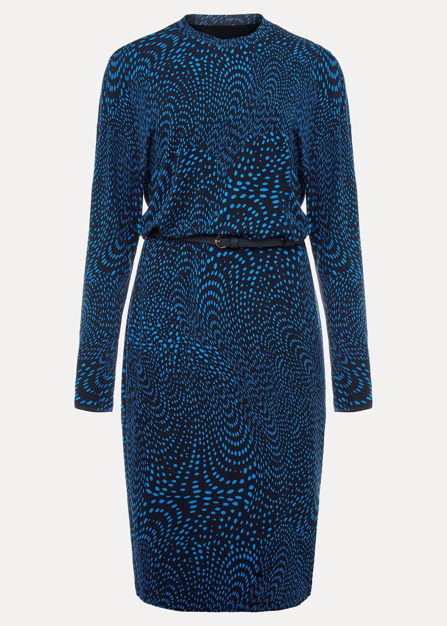 Pinna Print Jersey Dress