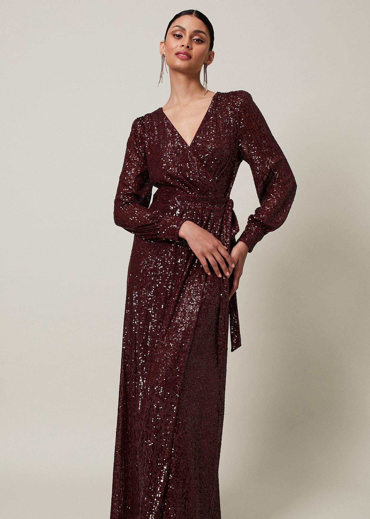 Amily Sequin Maxi Dress