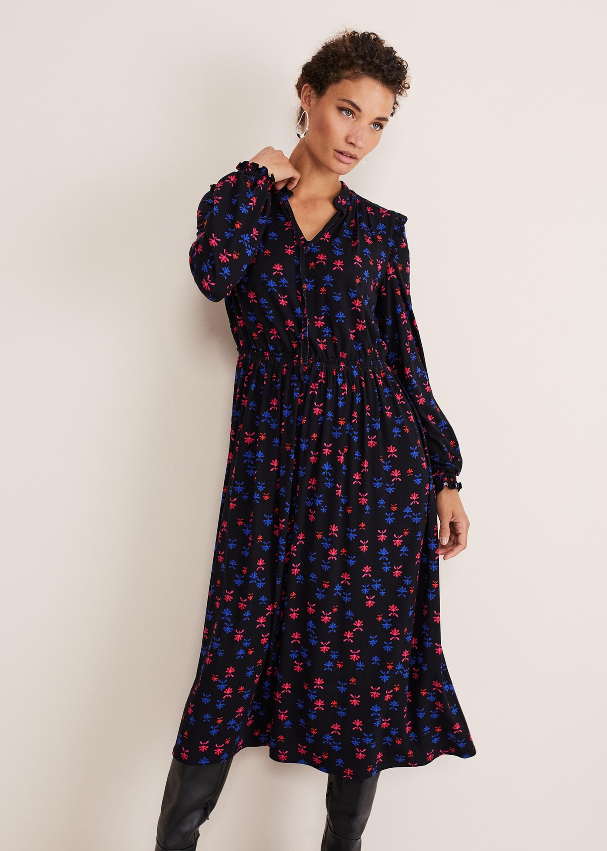 Karleen Ditsy Midi Dress