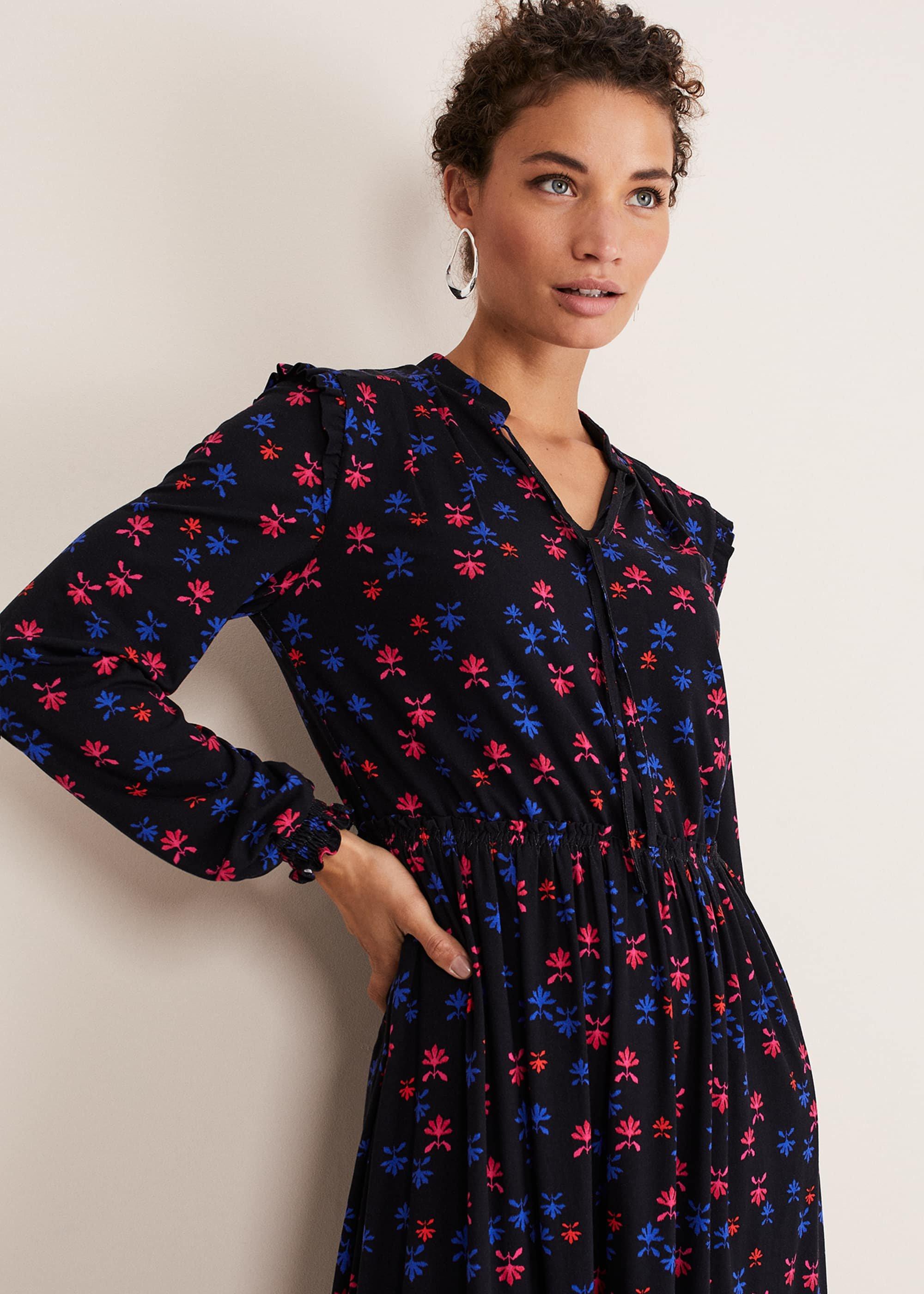Karleen Ditsy Midi Dress
