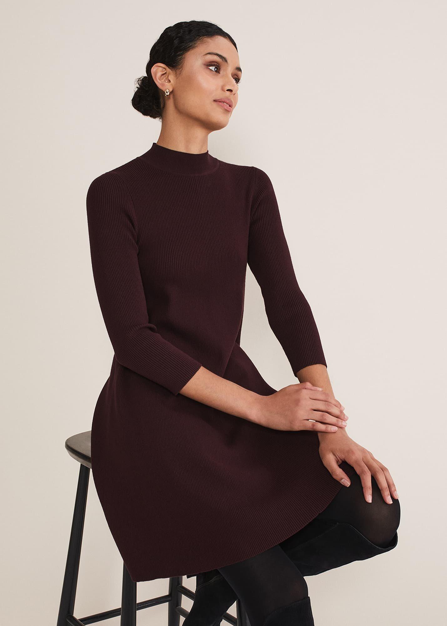 Evelyn Rib Swing Knit Tunic