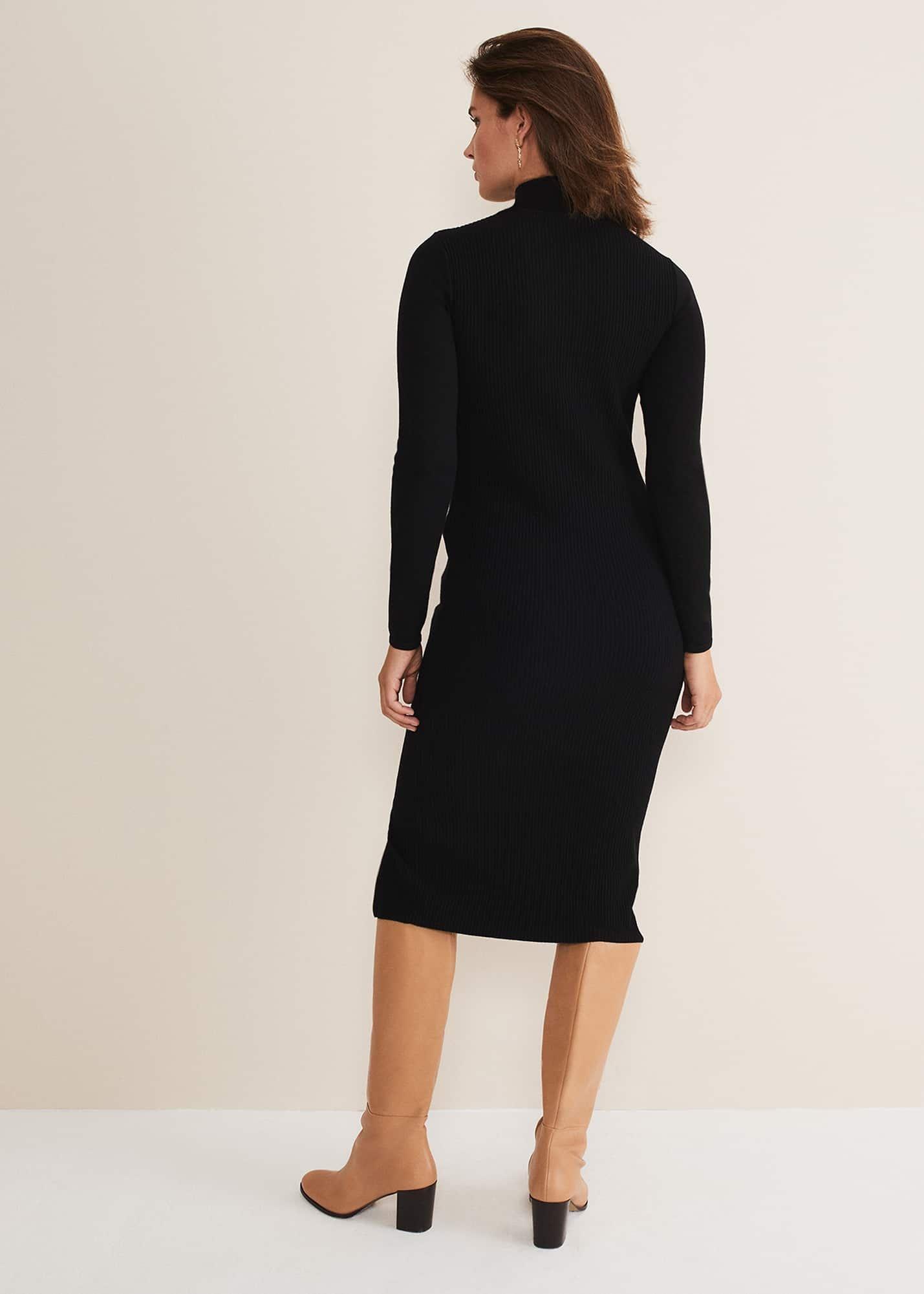 Milla Maxi Longline Zip Knit Dress